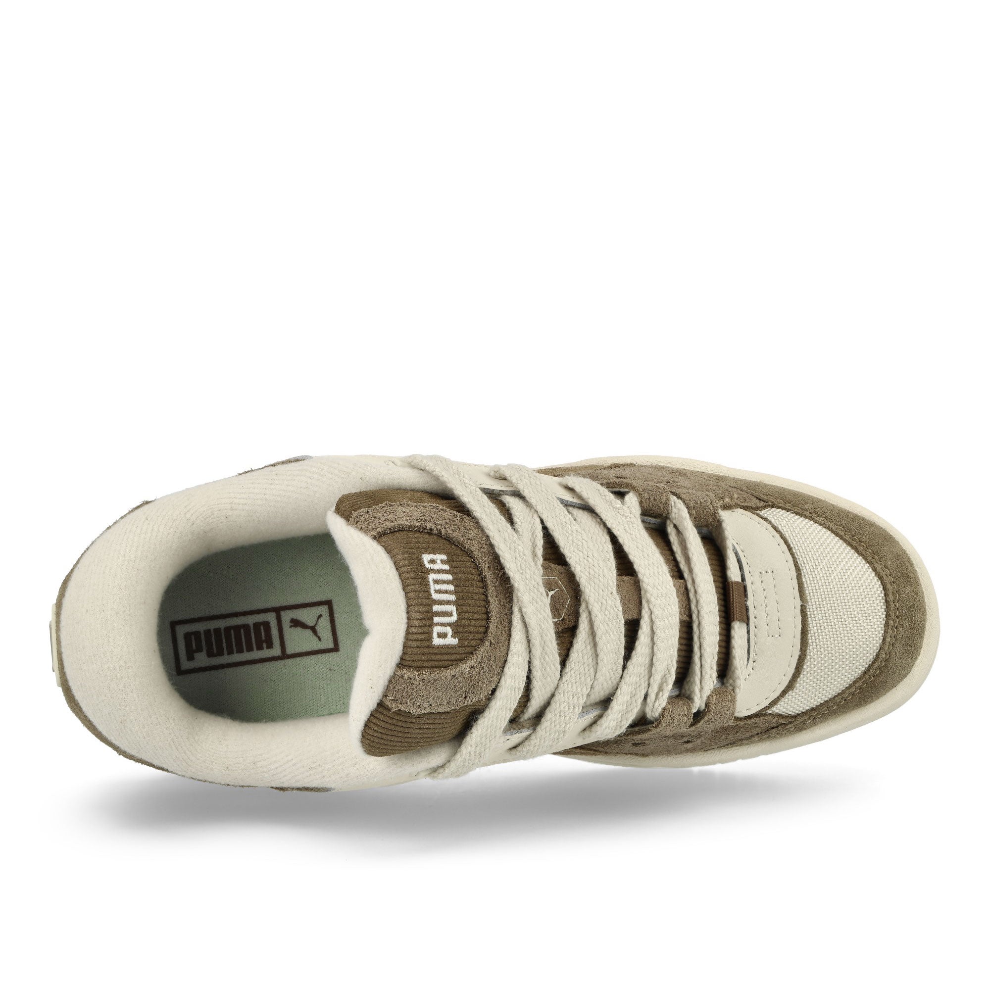 Puma -180 Corduroy Alpine Snow - Chocolate Chip Low Top Sneakers Detailfoto | Overkill