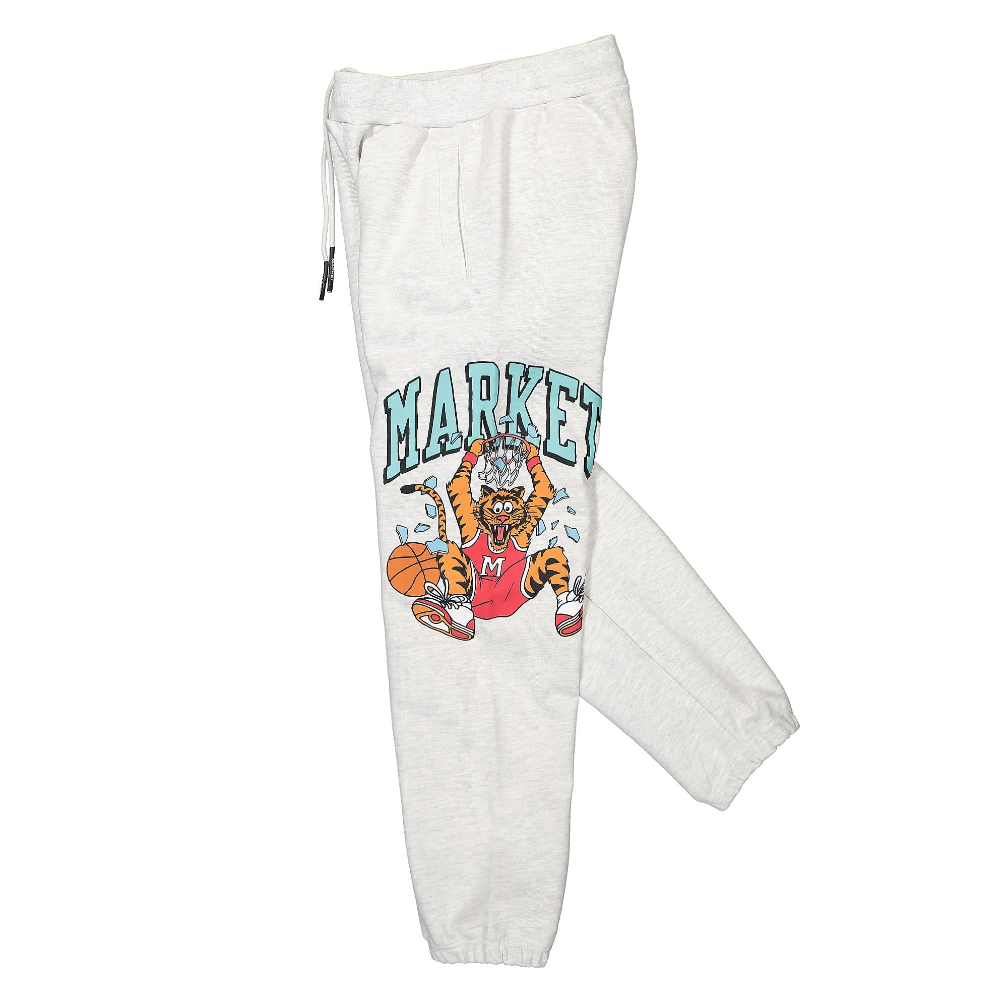 Market Dunking Cat Sweatpant Ash Gray Sweat & Track Pants Close-up | Overkill