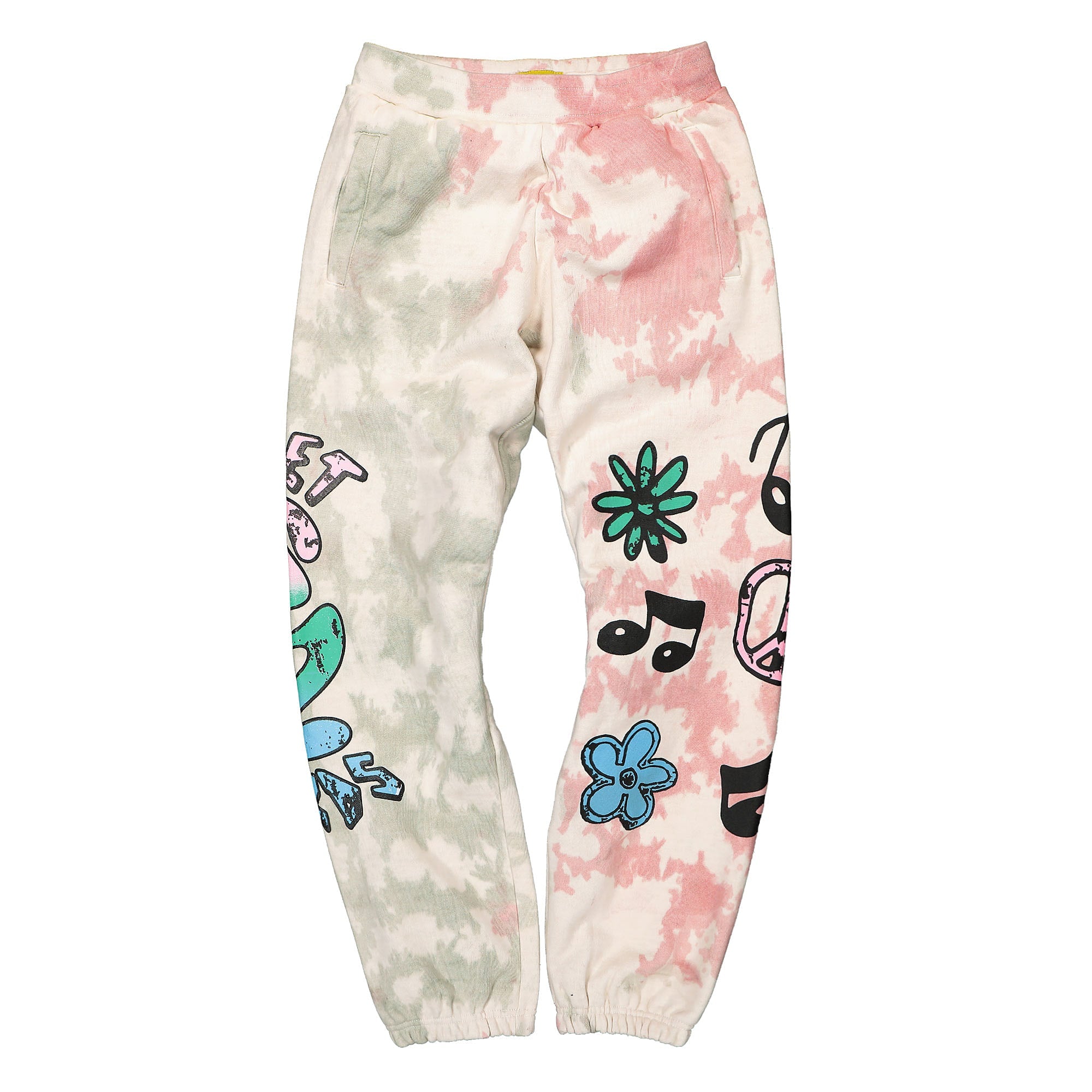 Market Smiley Records Angel Sigh Sweatpant Sand Tie-Dye Sweat & Track Pants 395000248 / 190139 | Overkill