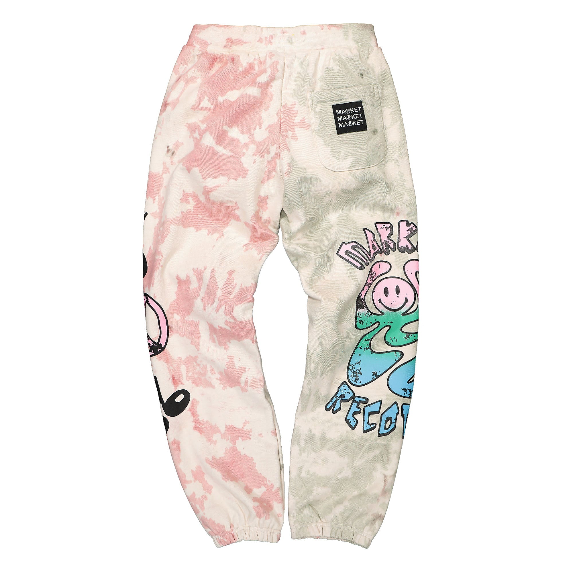 Market Smiley Records Angel Sigh Sweatpant Sand Tie-Dye Sweat & Track Pants Material | Overkill