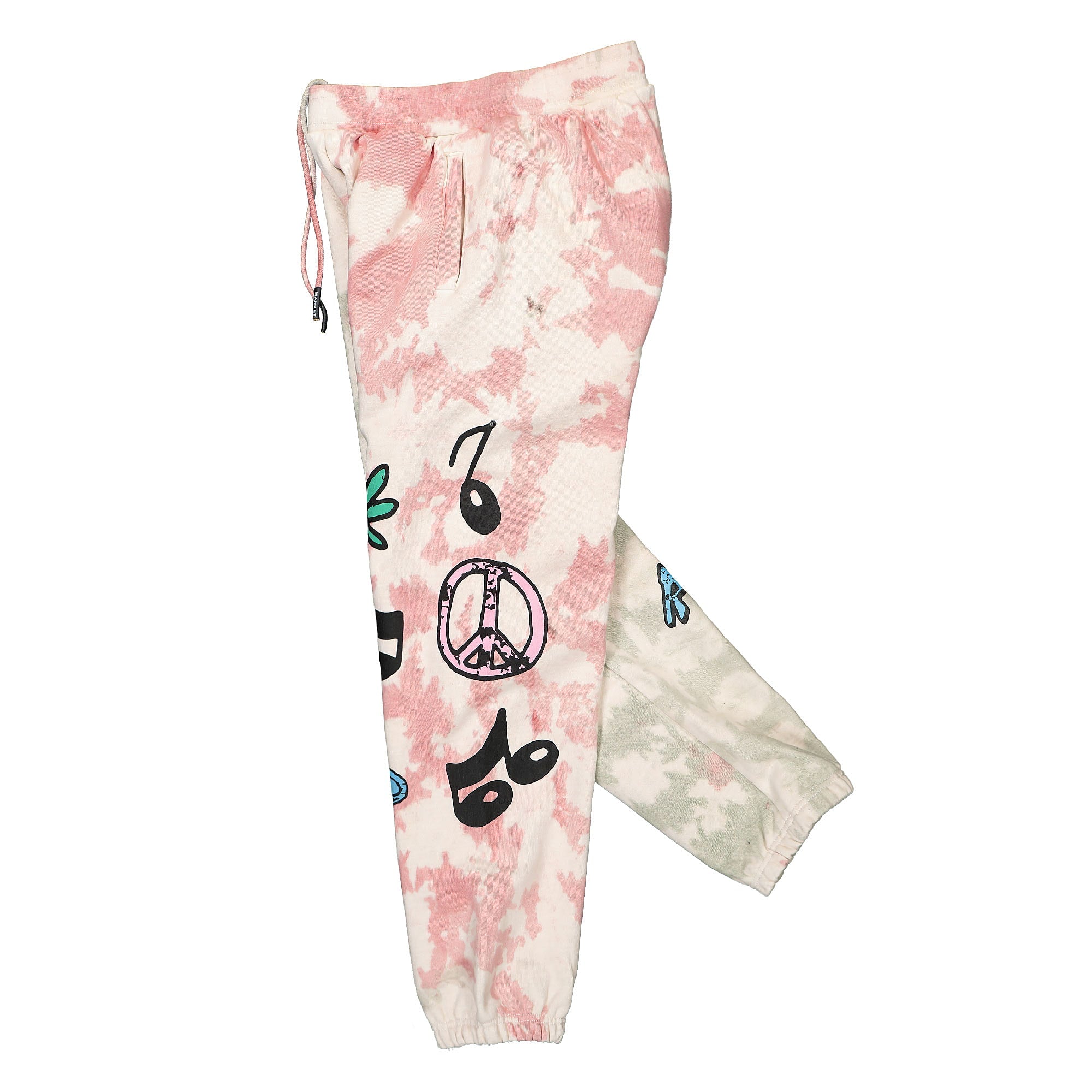 Market Smiley Records Angel Sigh Sweatpant Sand Tie-Dye Sweat & Track Pants Close-up | Overkill