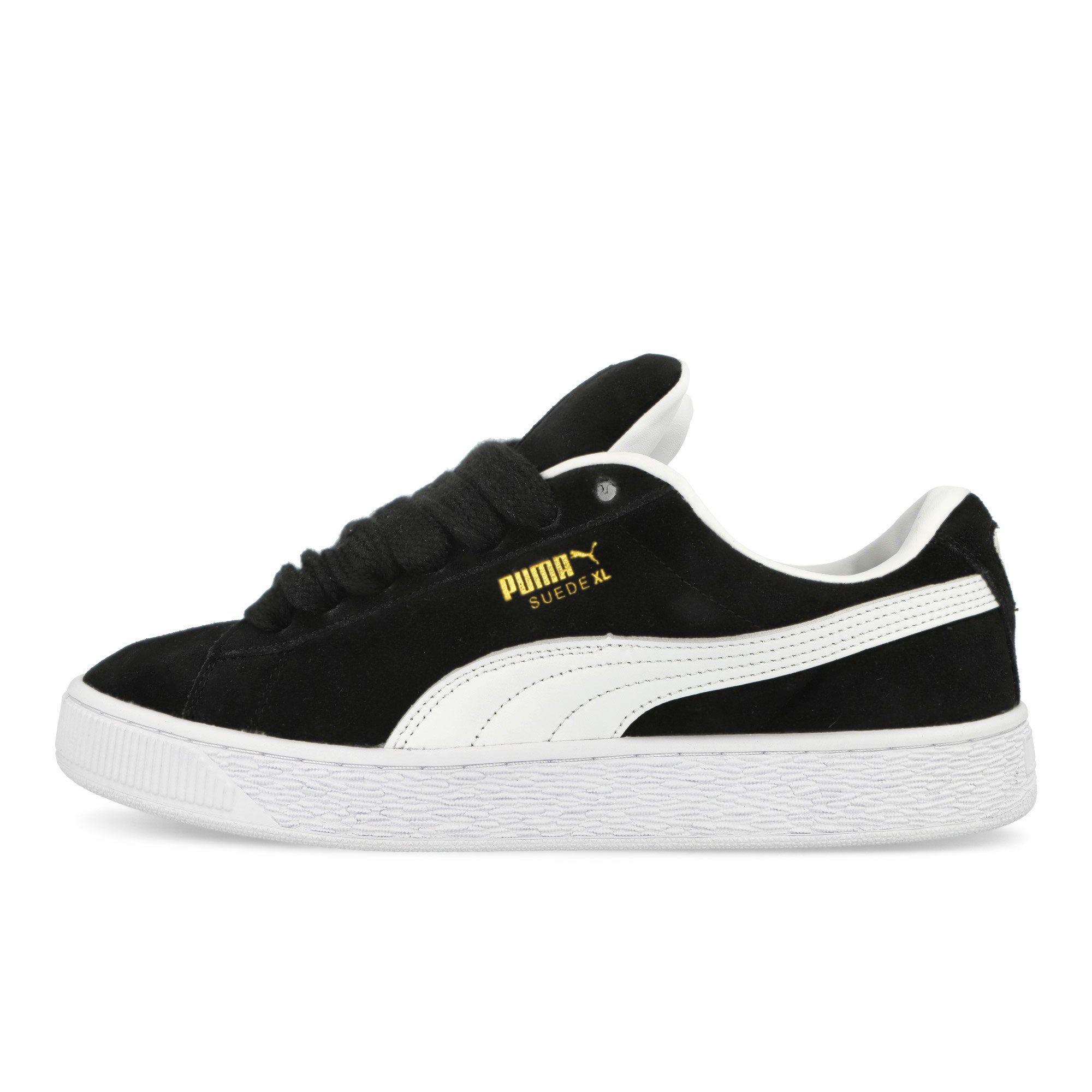 Puma Suede XL Puma Black - Puma White Low Top Sneakers 395205 02 | Overkill