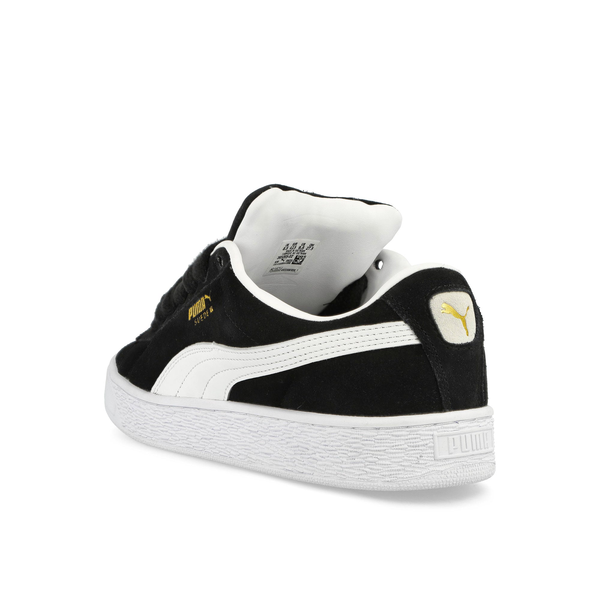 Puma Suede XL Puma Black - Puma White Low Top Sneakers Material | Overkill