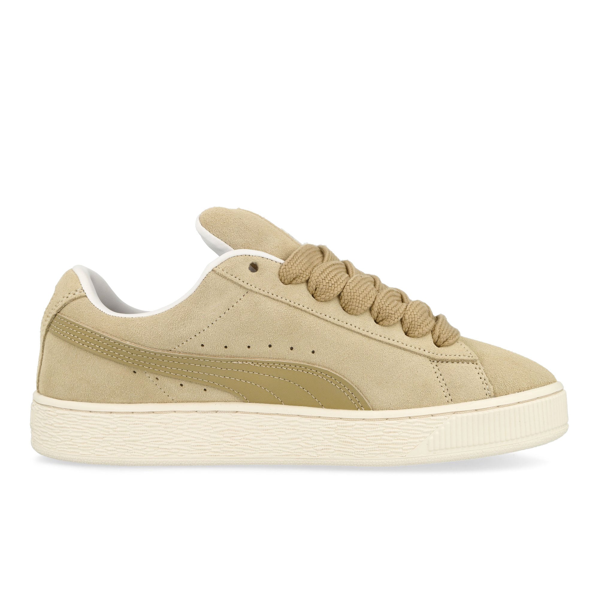 Puma Suede XL Putty - Warm White Low Top Sneakers Silhouette | Overkill