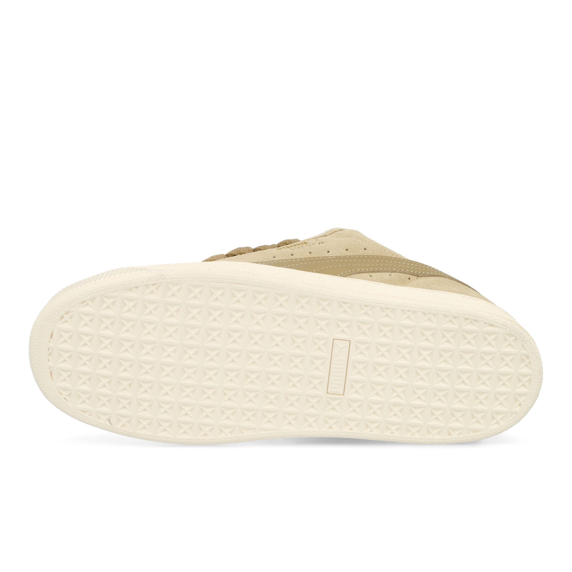 Puma Suede XL Putty - Warm White Low Top Sneakers Detail View 1 | Overkill