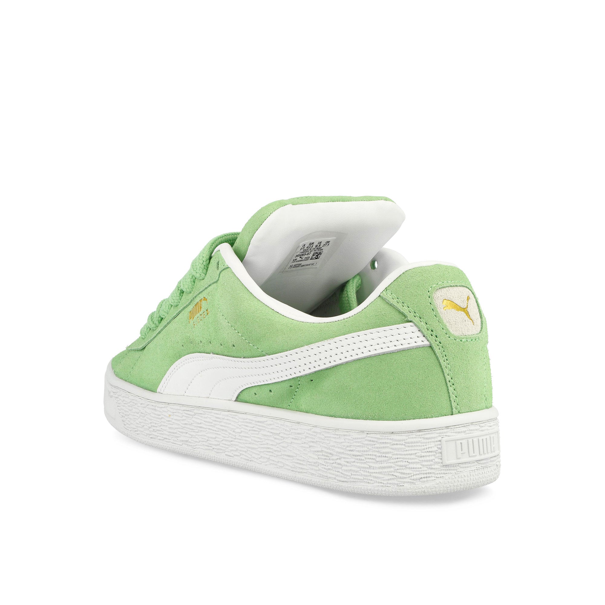 Puma Suede XL Pure Green - Puma White Low Top Sneakers Material | Overkill