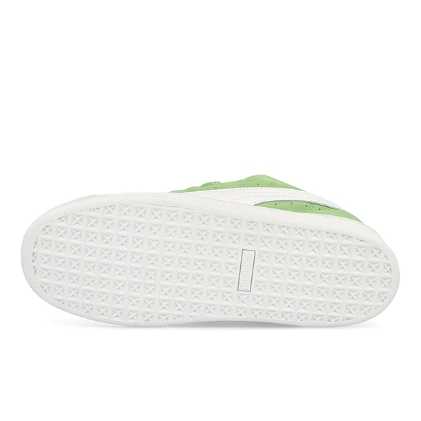 Puma Suede XL Pure Green - Puma White Low Top Sneakers Detail View 1 | Overkill
