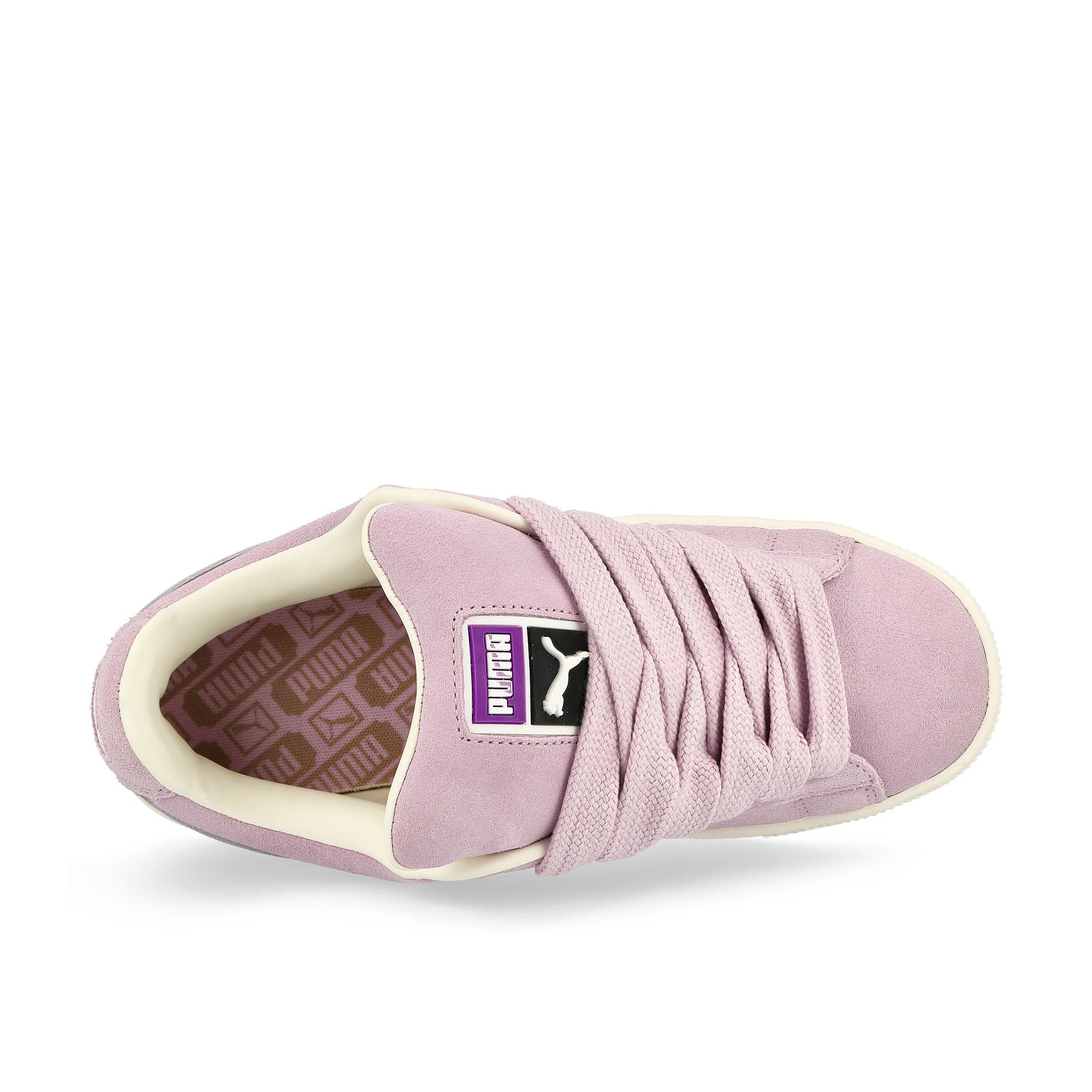 Puma Suede XL Grape Mist / Warm White Low Top Sneakers Detailfoto | Overkill