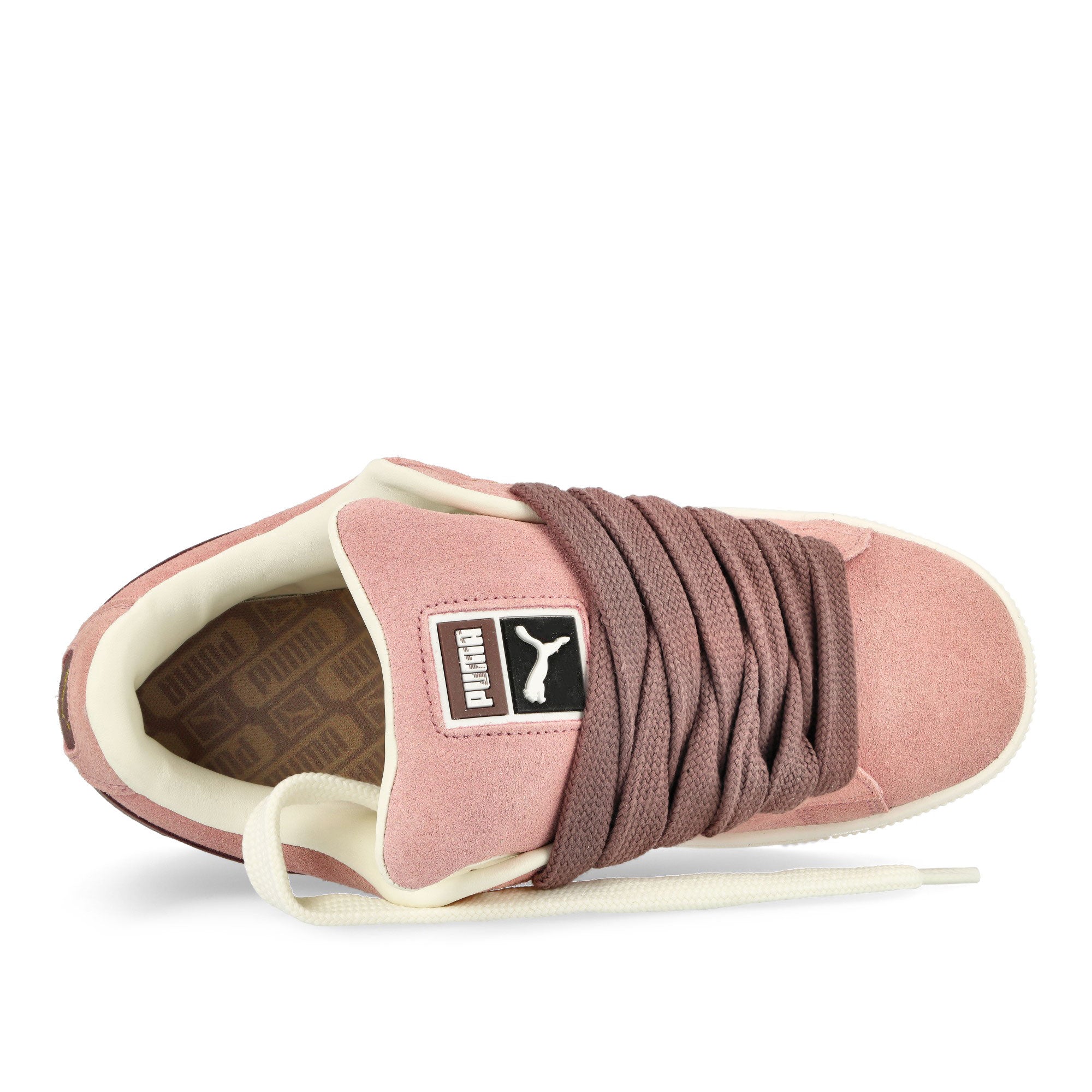 Puma Suede XL Future Pink - Warm White Low Top Sneakers Detailfoto | Overkill