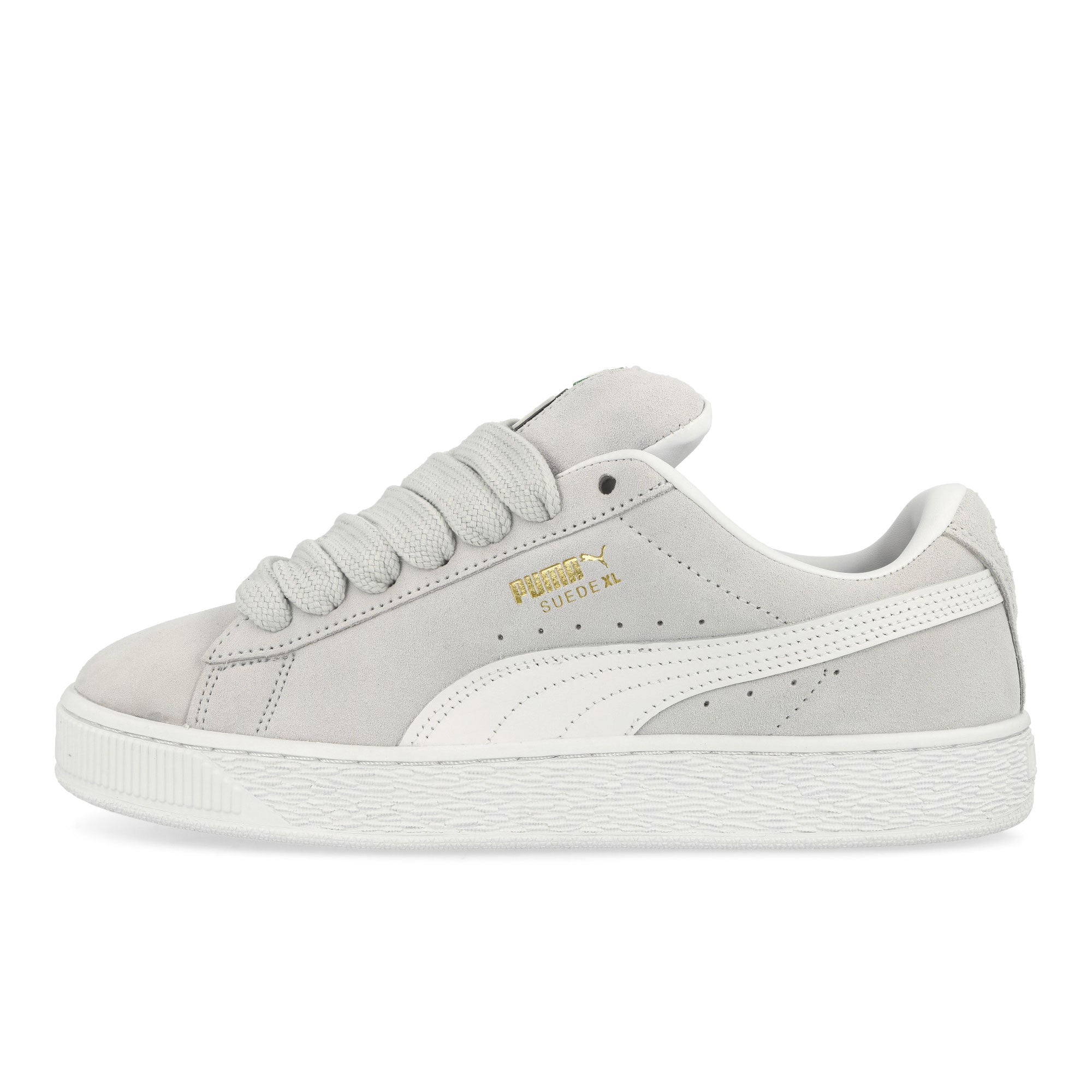 Puma Suede XL Silver Mist - Puma White Low Top Sneakers 395205 22 | Overkill