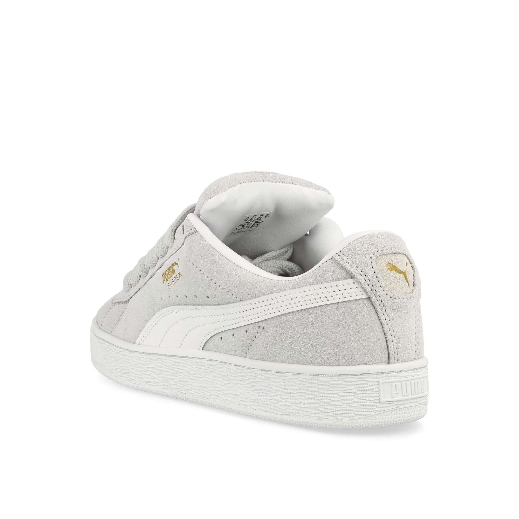 Puma Suede XL Silver Mist - Puma White Low Top Sneakers Material | Overkill