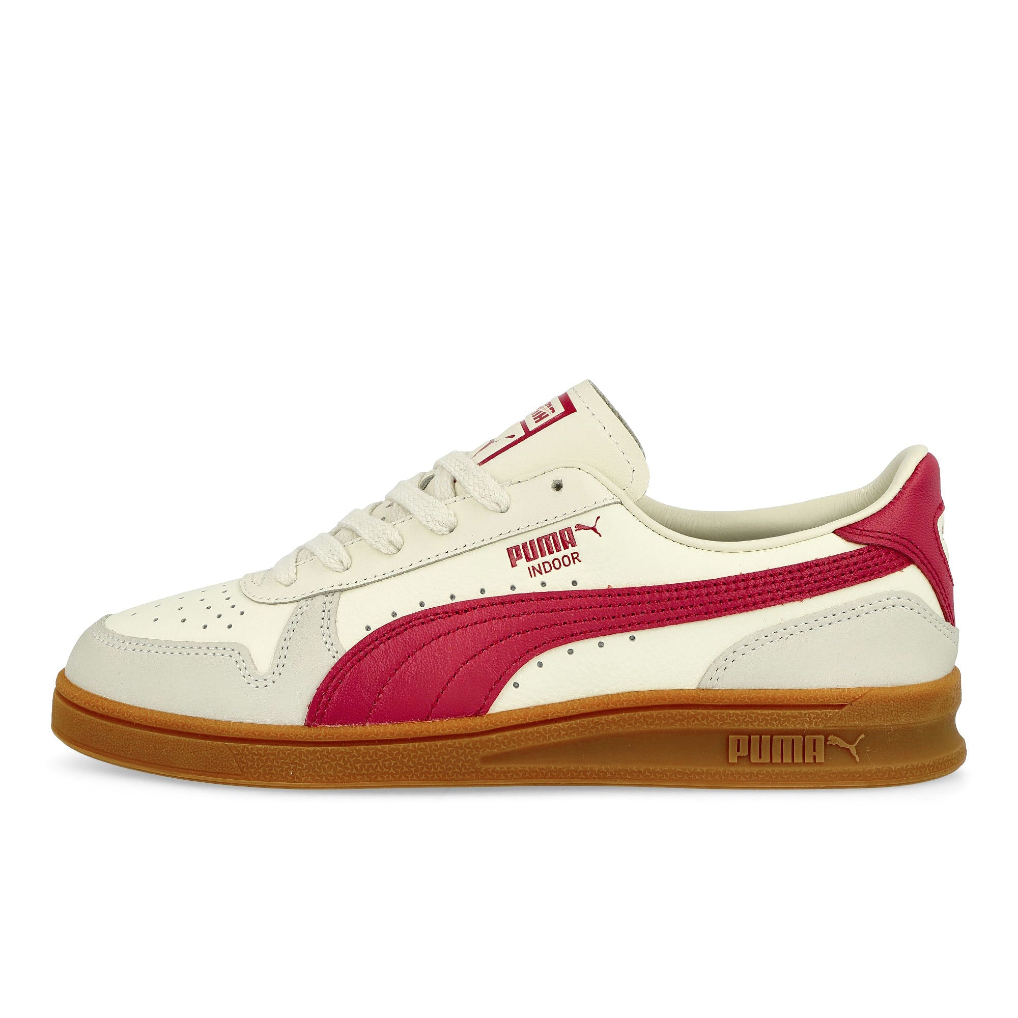 Puma Indoor OG Frosted Ivory - Club Red Low Top Sneakers 395363 01 | Overkill