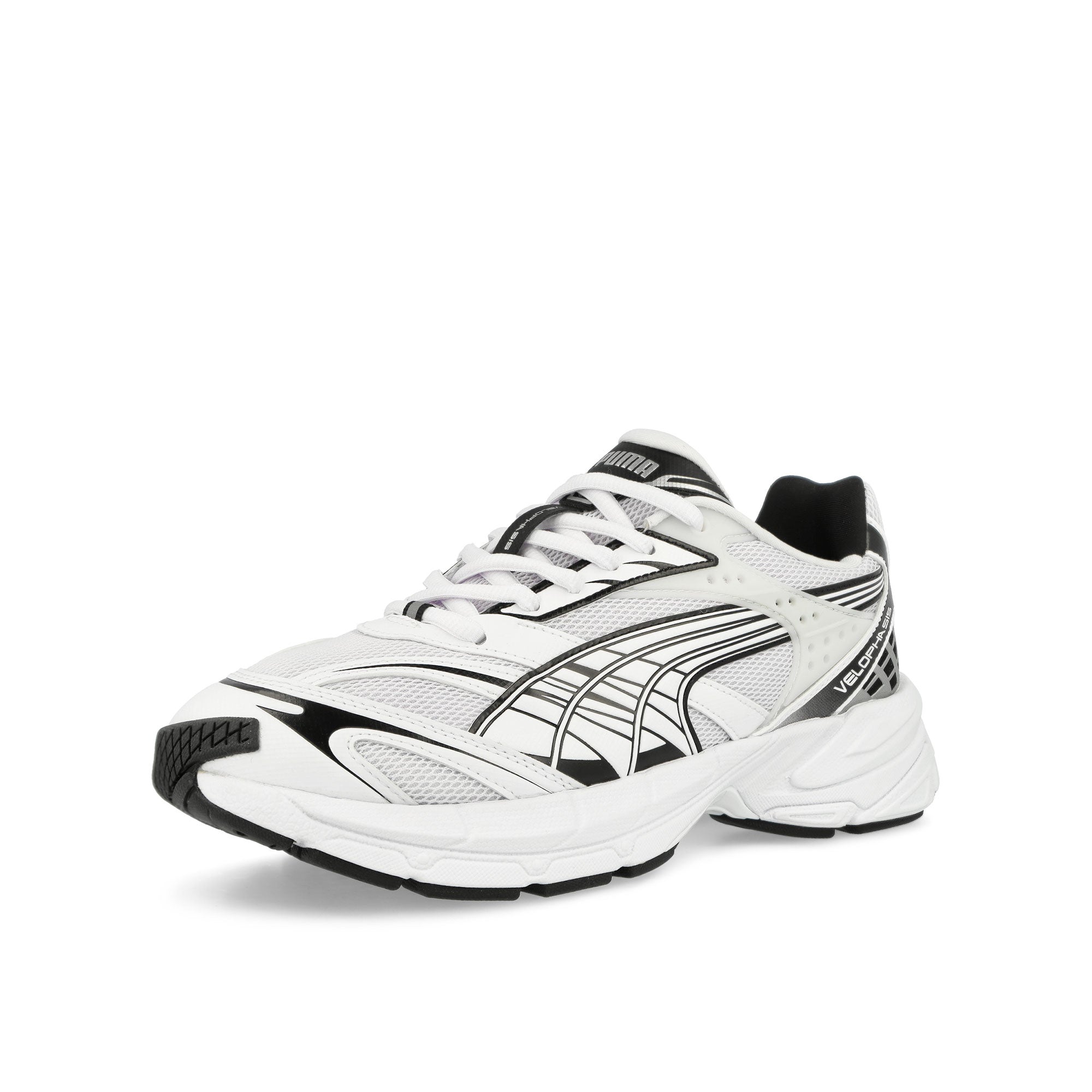 Puma Velophasis Always On Puma White - Puma Silver Low Top Sneakers Close Up | Overkill