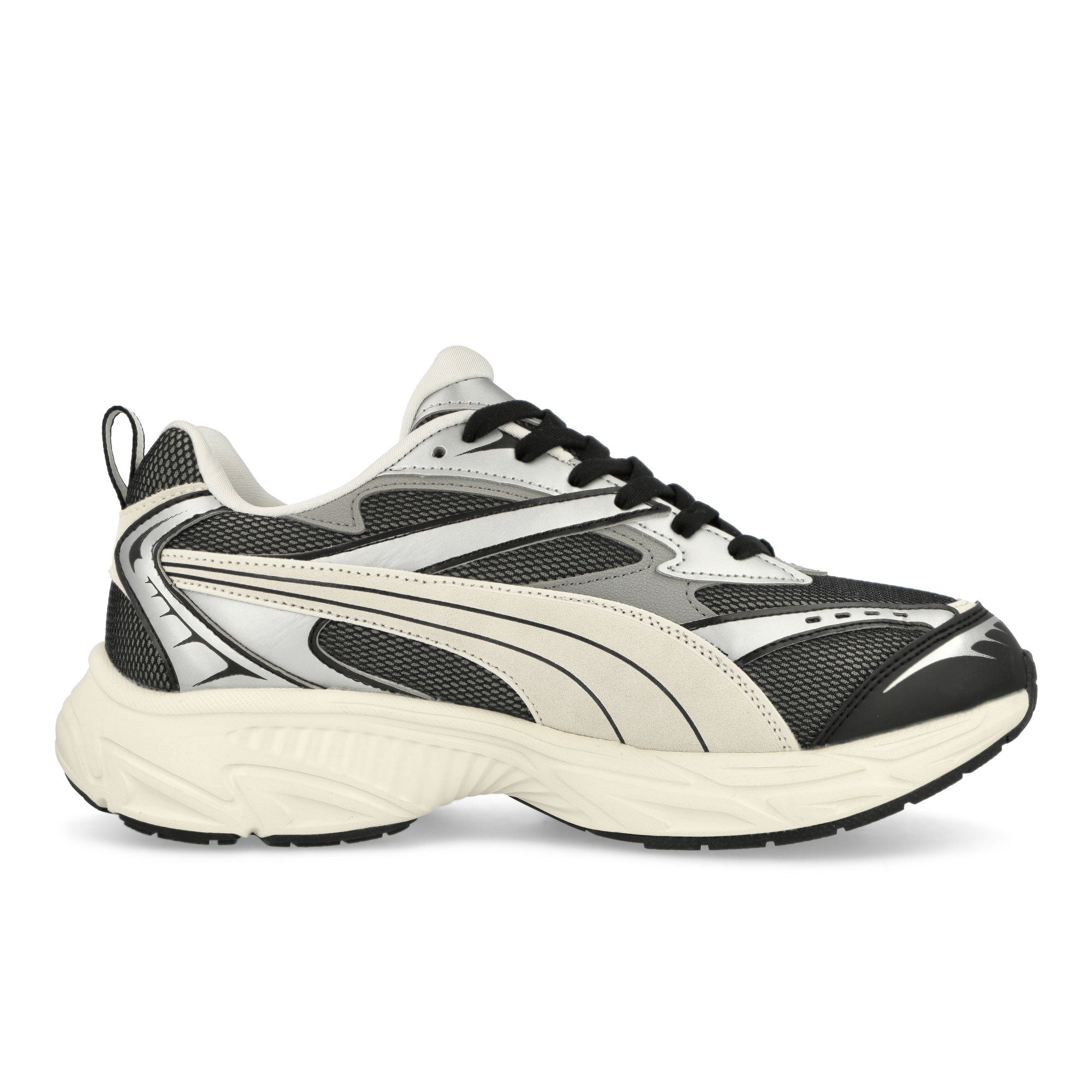 Puma Morphic Retro Black Low Top Sneakers Silhouette | Overkill