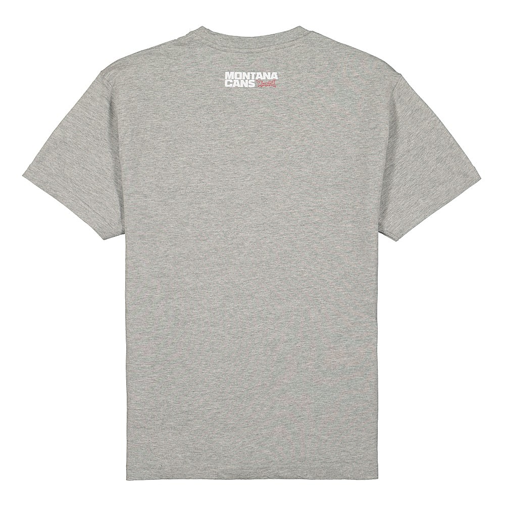 Montana T-Shirt Typo + Logo Grey T-Shirts Material | Overkill