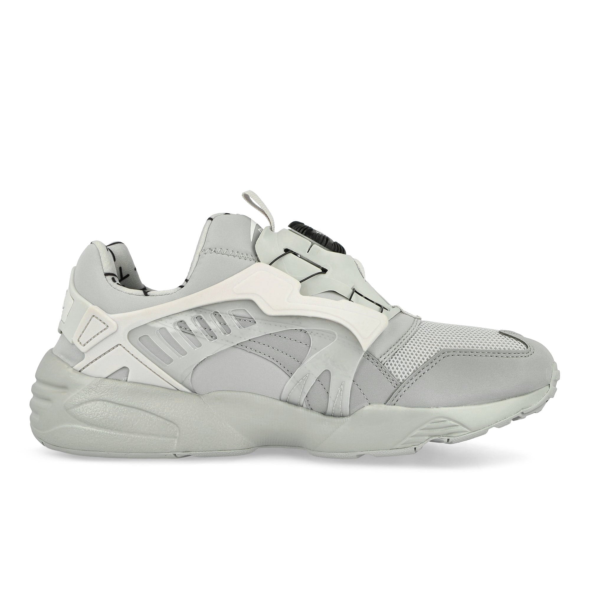 Puma Disc Blaze Reflective Feather Gray - Cool Light Gray Low Top Sneakers Silhouette | Overkill
