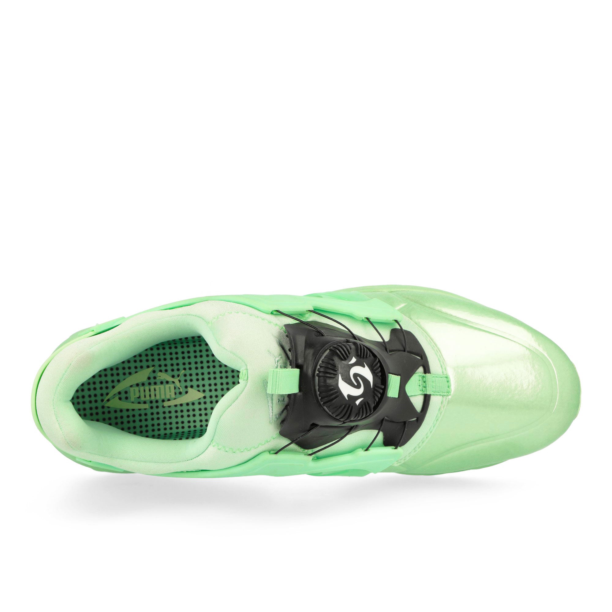 Puma Disc Blaze Metal Green Illusion - Fresh Mint Low Top Sneakers Detailfoto | Overkill