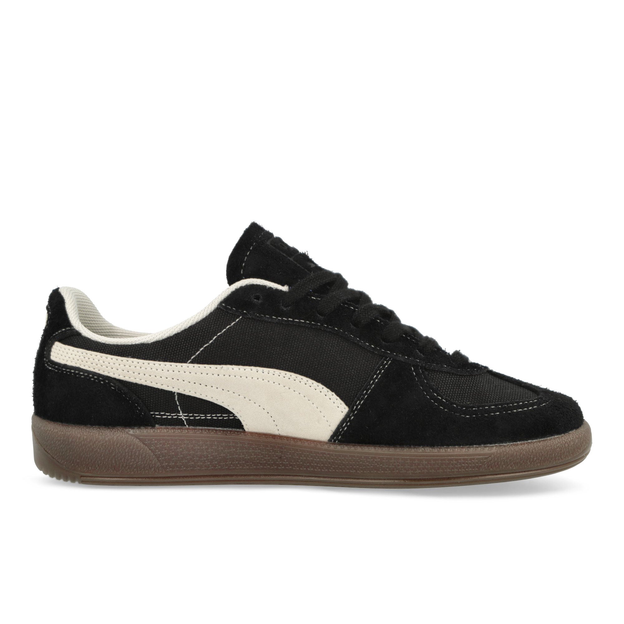 Puma Palermo Vintage Puma Black - Frosted Ivory -Gum Low Top Sneakers Silhouette | Overkill