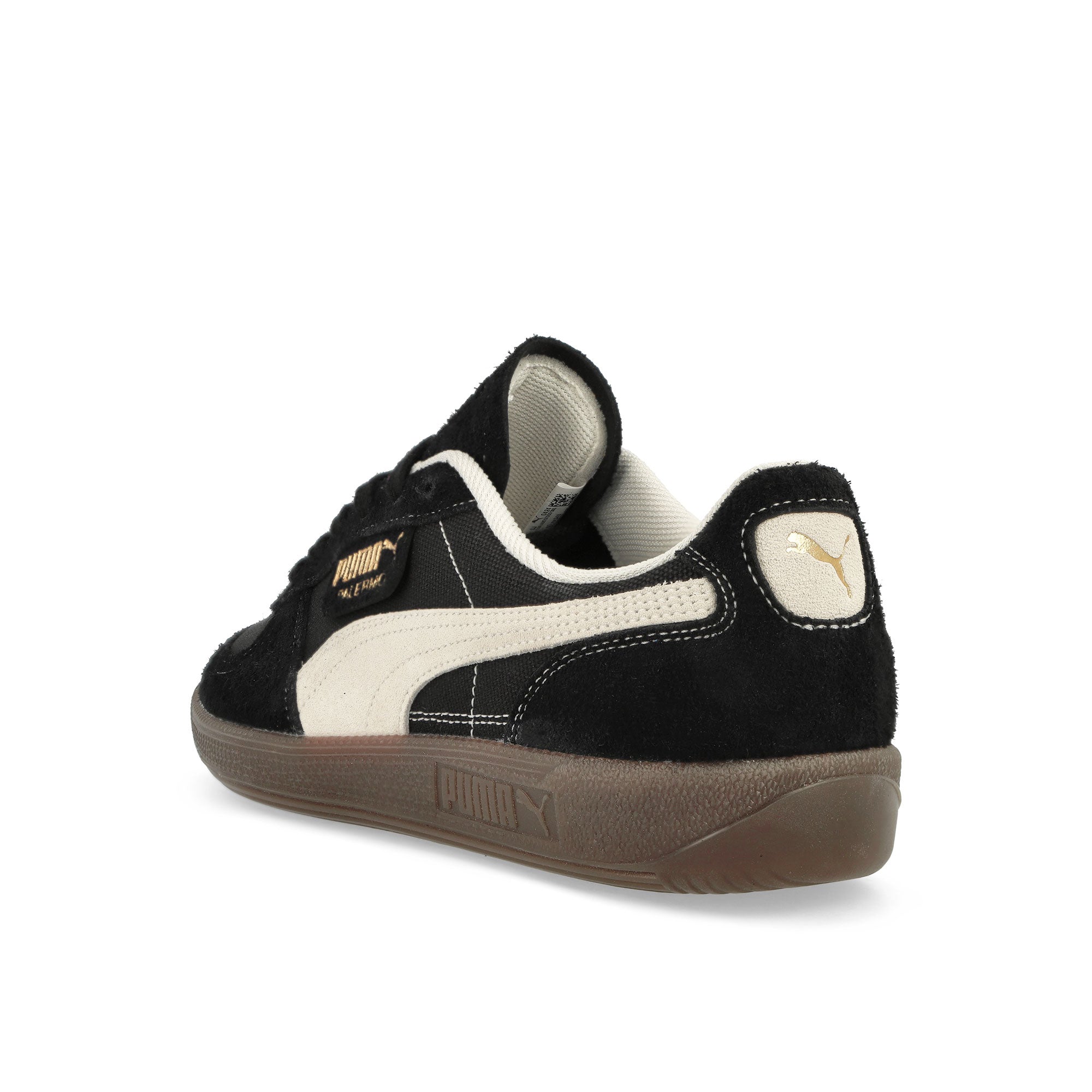 Puma Palermo Vintage Puma Black - Frosted Ivory -Gum Low Top Sneakers Material | Overkill