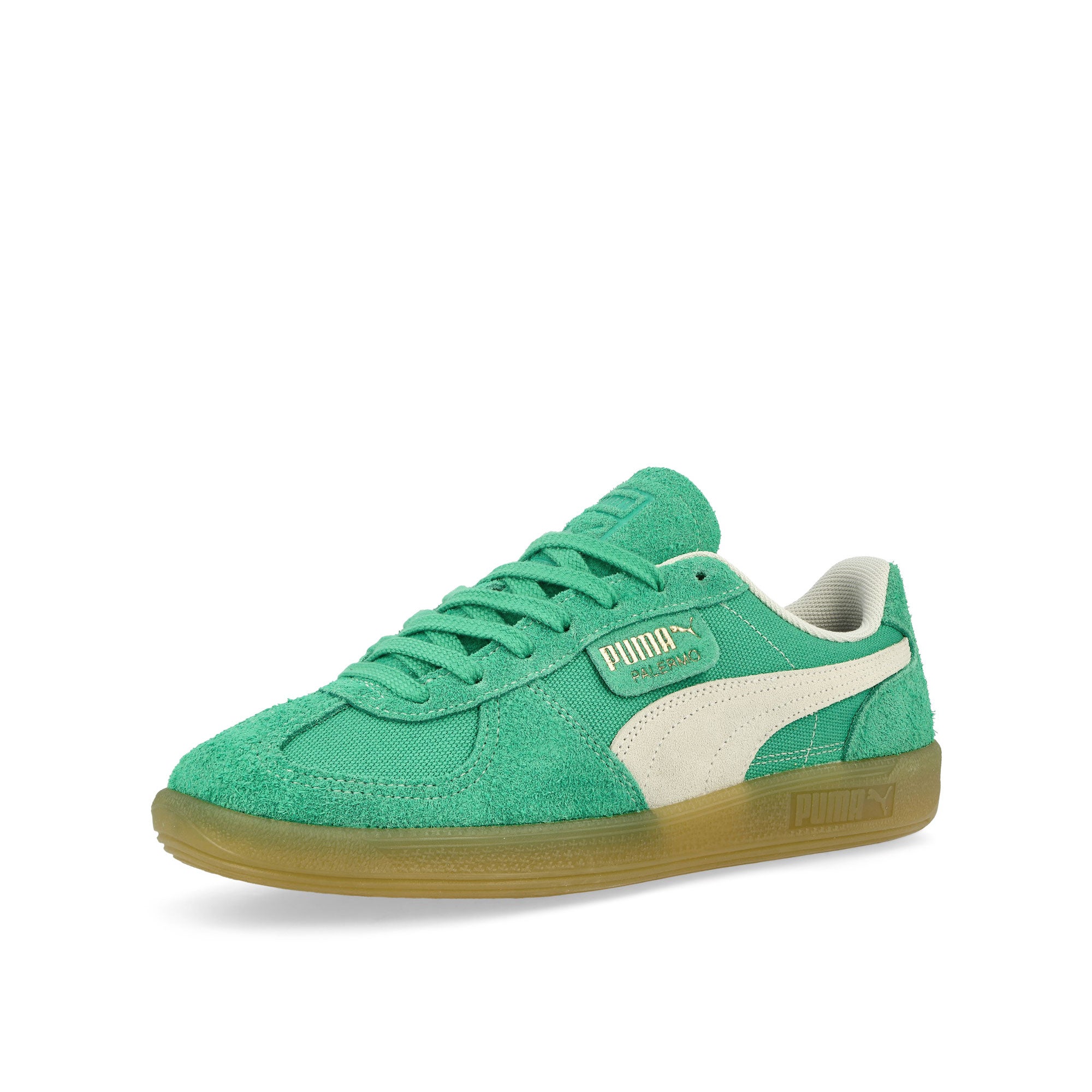 Puma Palermo Vintage Jade Frost - Frosted Ivory - Gum Low Top Sneakers Close Up | Overkill