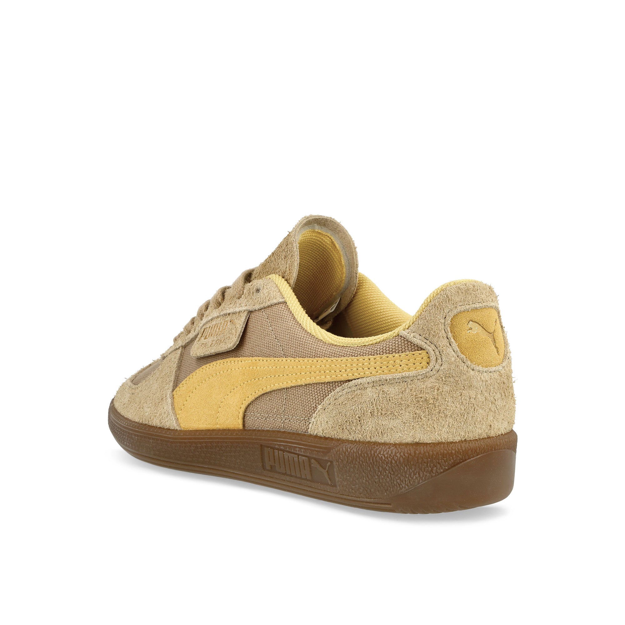 Puma Palermo Vintage Prairie Tan - Flaxen - Puma Gold Low Top Sneakers Material | Overkill
