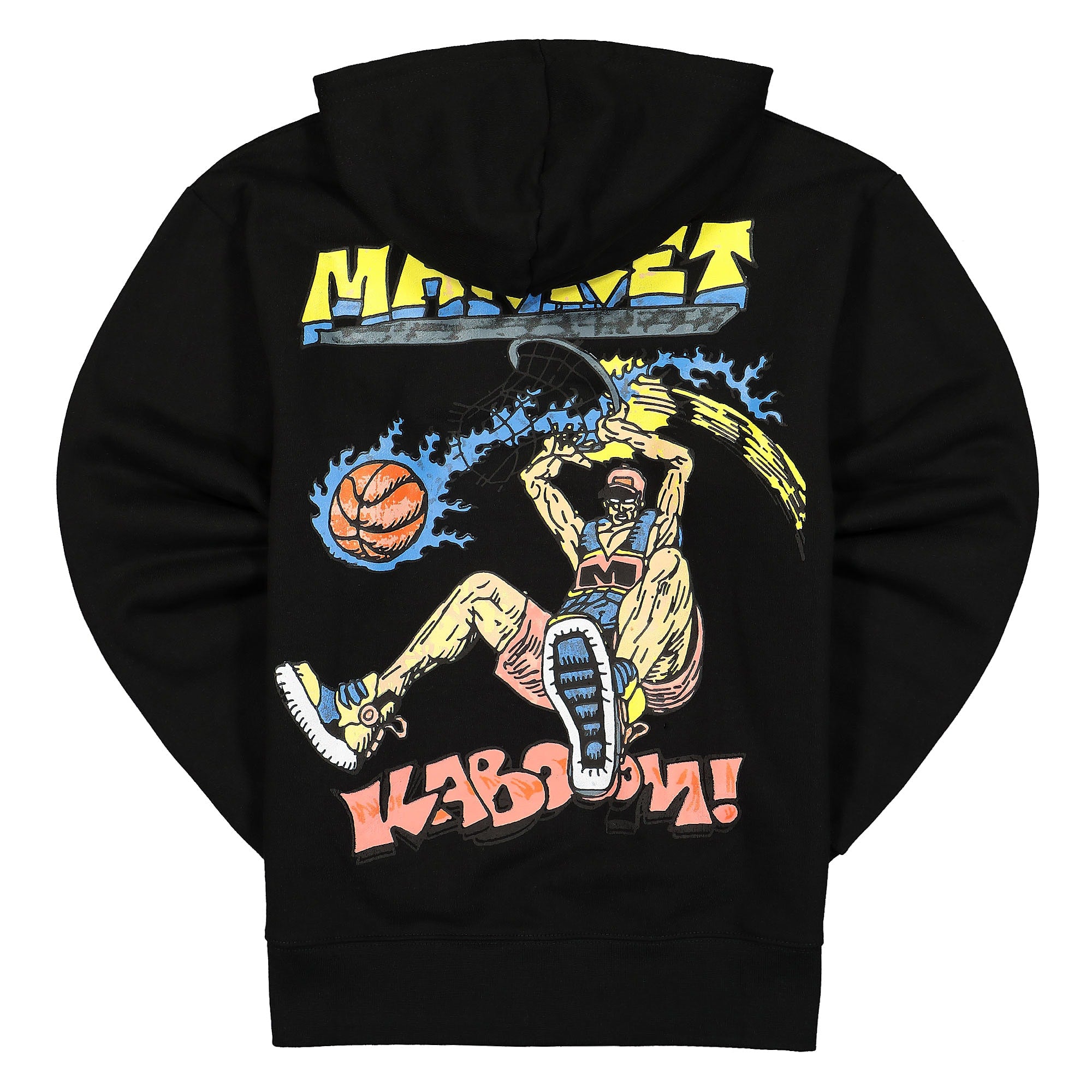Market Slam Dunk Sketch Hoodie Black Hoodies Close-up | Overkill