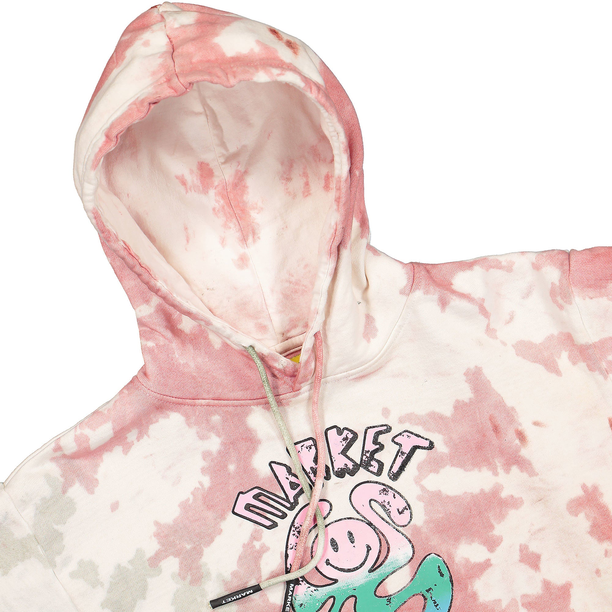 Market Smiley Records Angel Sigh Hoodie Sand Tie-Dye Hoodies Material | Overkill