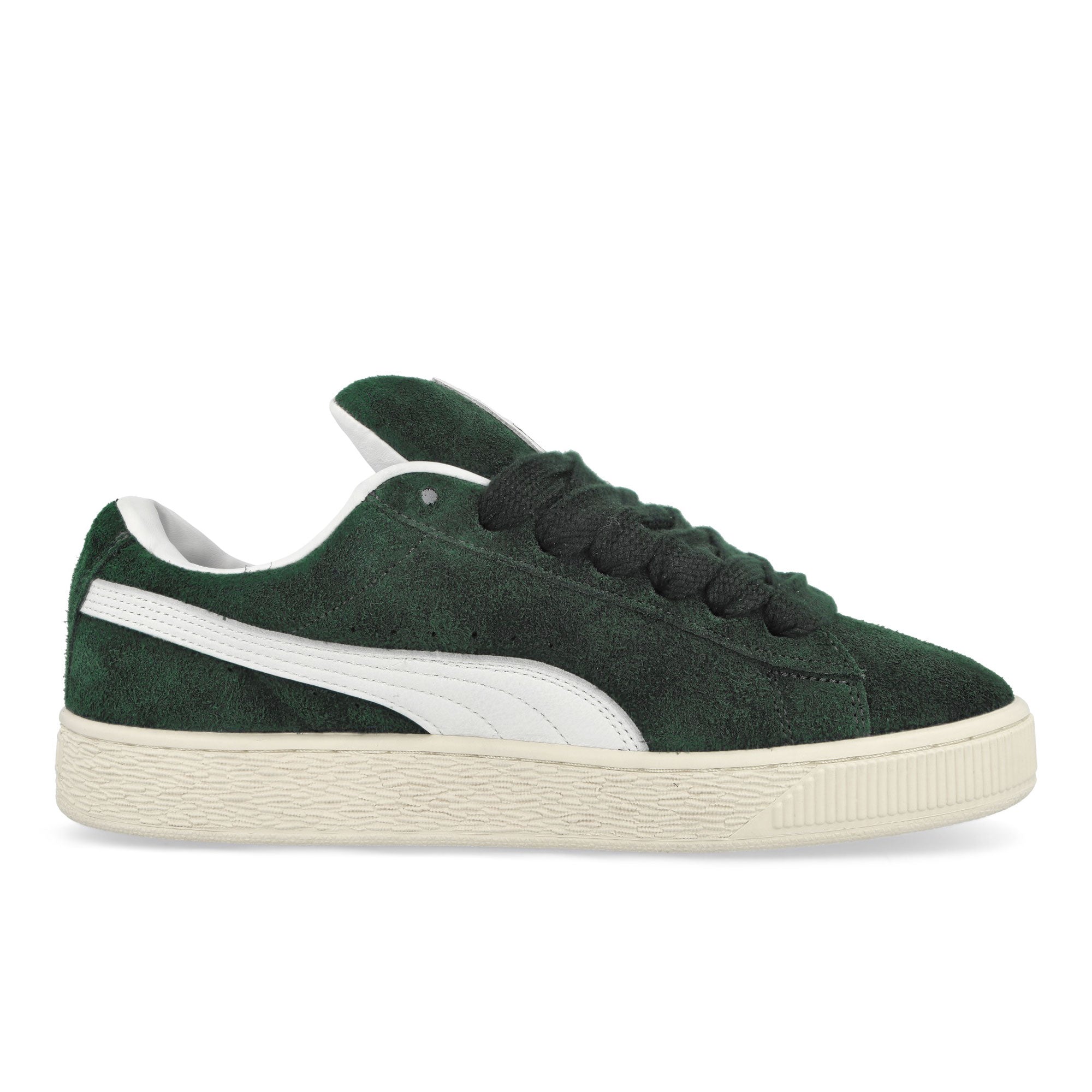 Puma Suede XL Hairy Panderosa Pine - Frosted Ivory Low Top Sneakers Silhouette | Overkill