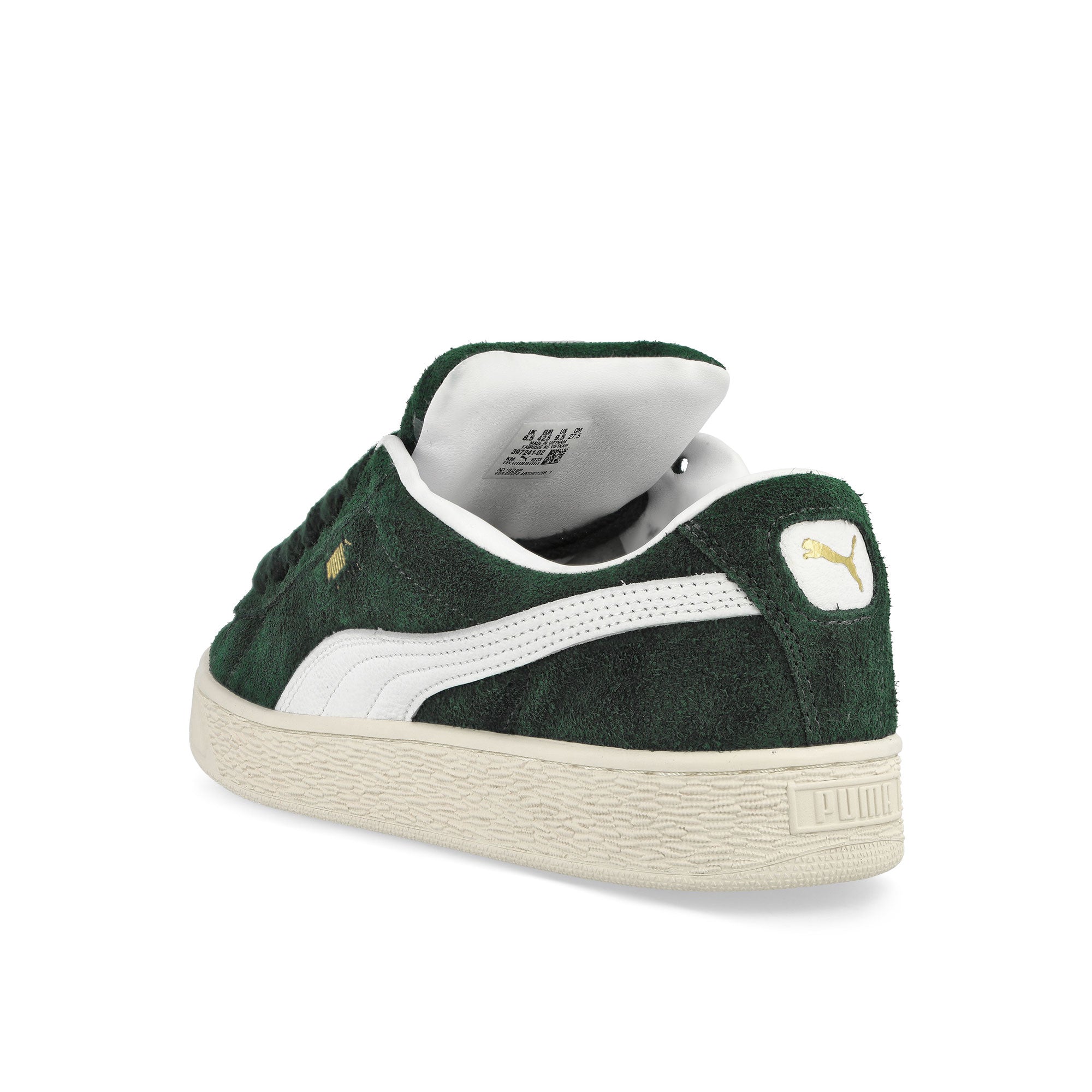 Puma Suede XL Hairy Panderosa Pine - Frosted Ivory Low Top Sneakers Material | Overkill