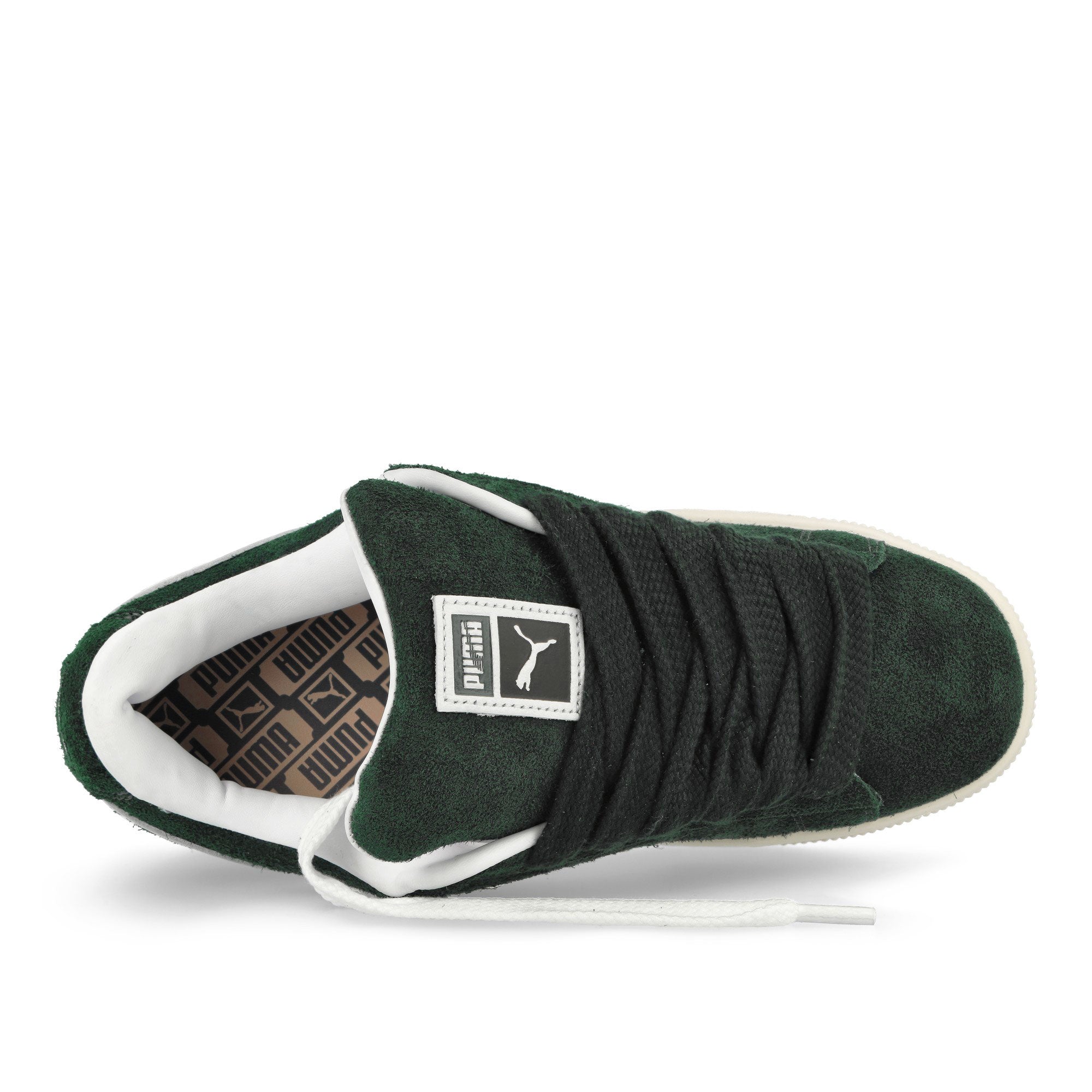 Puma Suede XL Hairy Panderosa Pine - Frosted Ivory Low Top Sneakers Detailfoto | Overkill