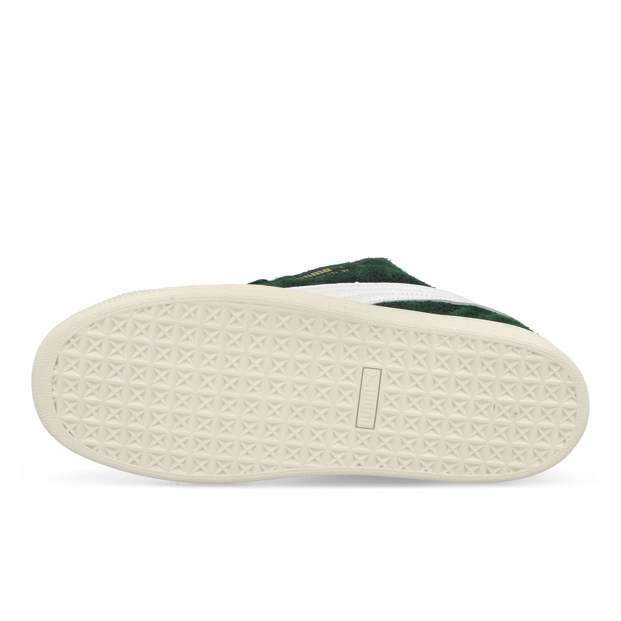 Puma Suede XL Hairy Panderosa Pine - Frosted Ivory Low Top Sneakers Detail View 1 | Overkill