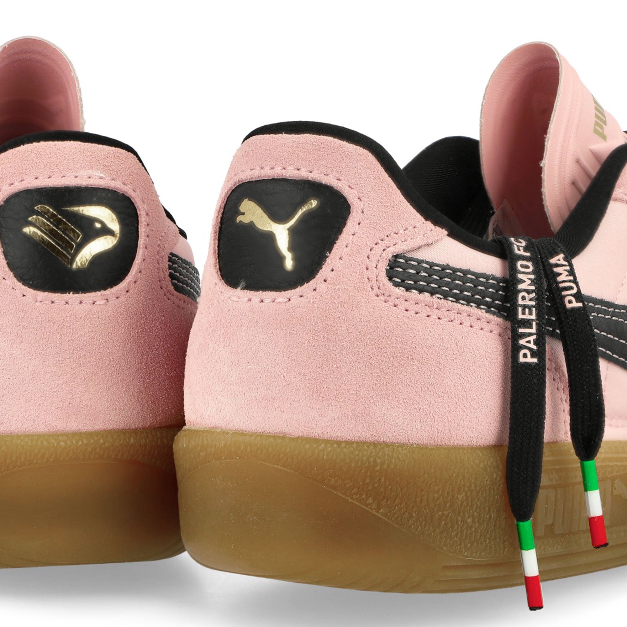 Puma Palermo F.C. x Puma Palermo Bright Pink - Puma Black Low Top Sneakers Detailfoto | Overkill