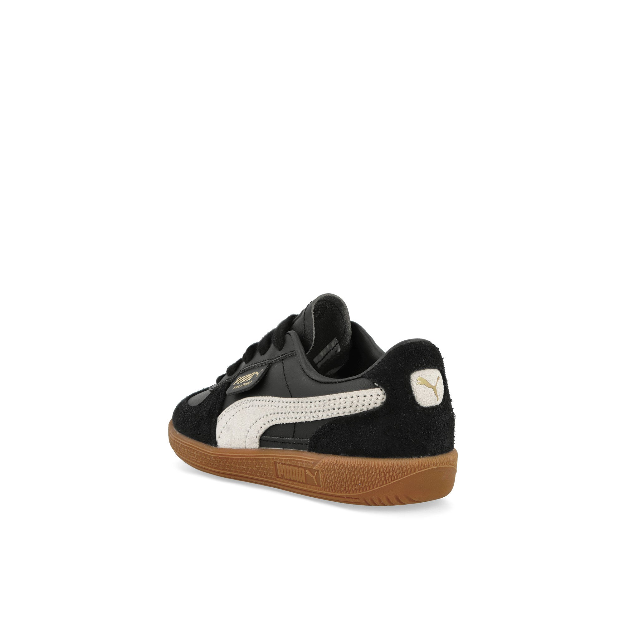 Puma Palermo Leather PS Puma Black - Feather Gray - Gum Low Top Sneakers Material | Overkill