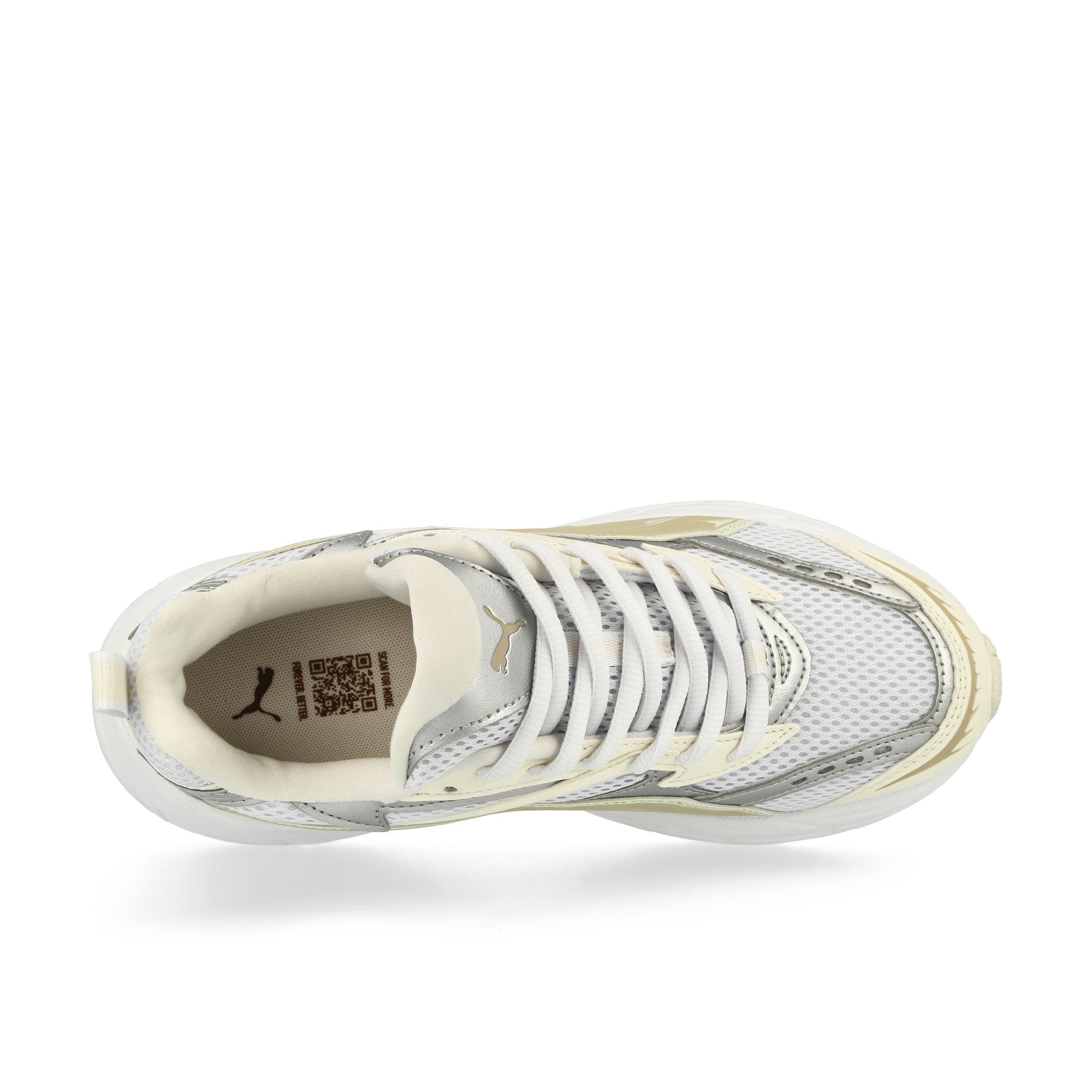 Puma Morphic Metallic Wns Metallic - White Low Top Sneakers Detailfoto | Overkill