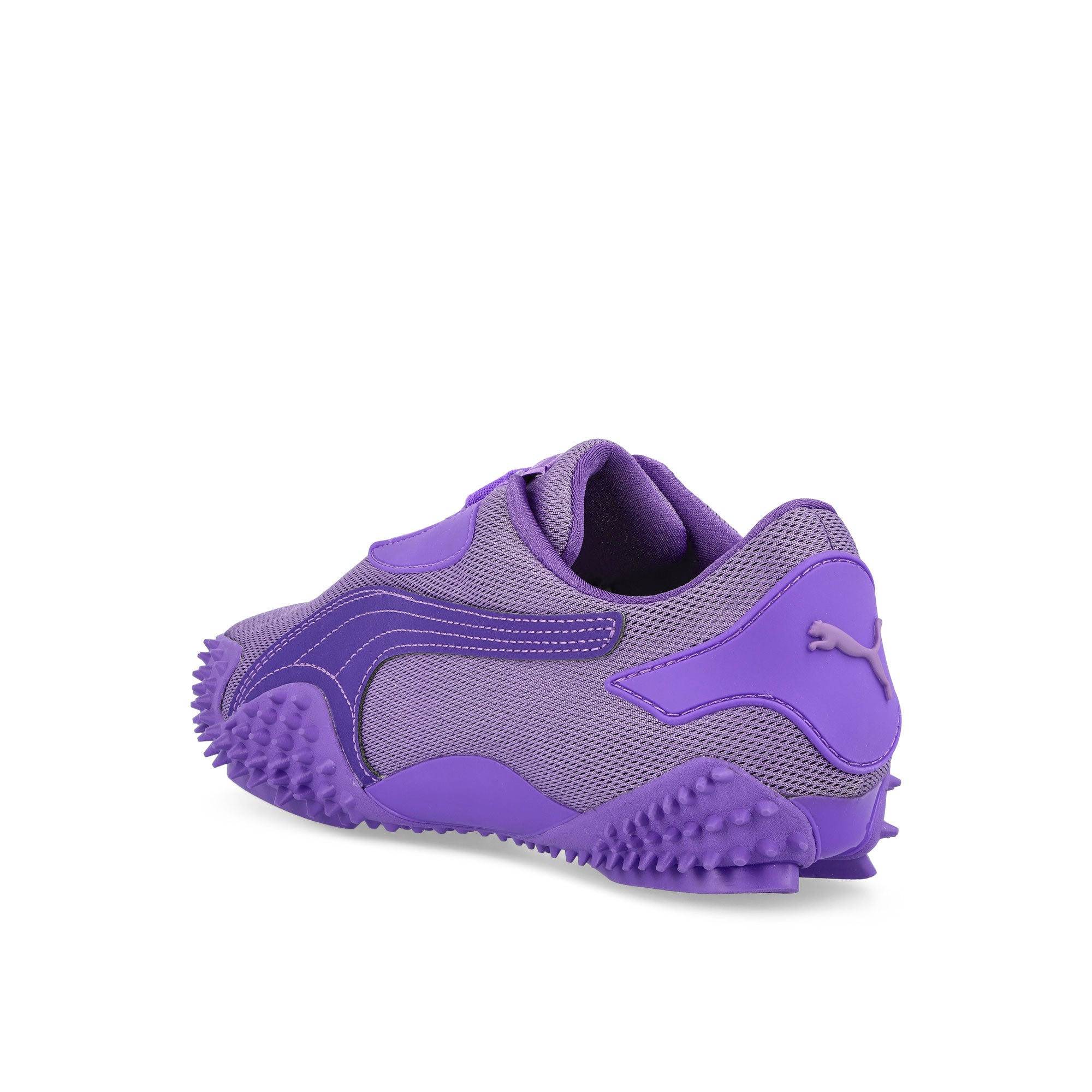 Puma Mostro Ecstasy Lavender Alert - Dark Amethyst Low Top Sneakers Close Up | Overkill