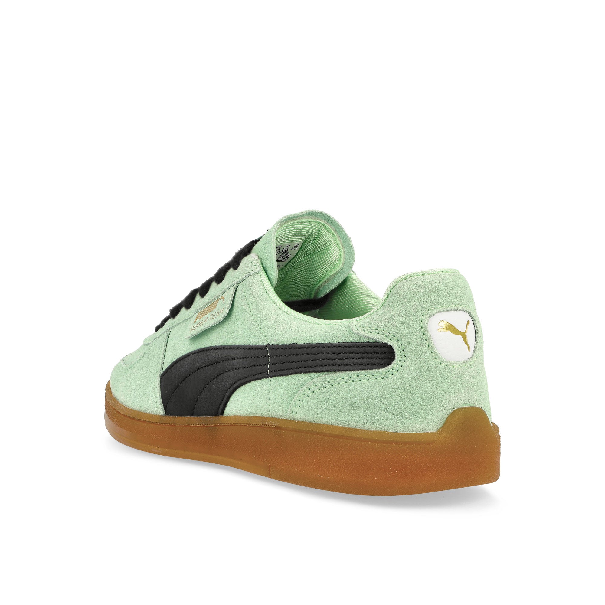 Puma Super Team Suede Fresh Mint - Puma White - Gum Low Top Sneakers Material | Overkill