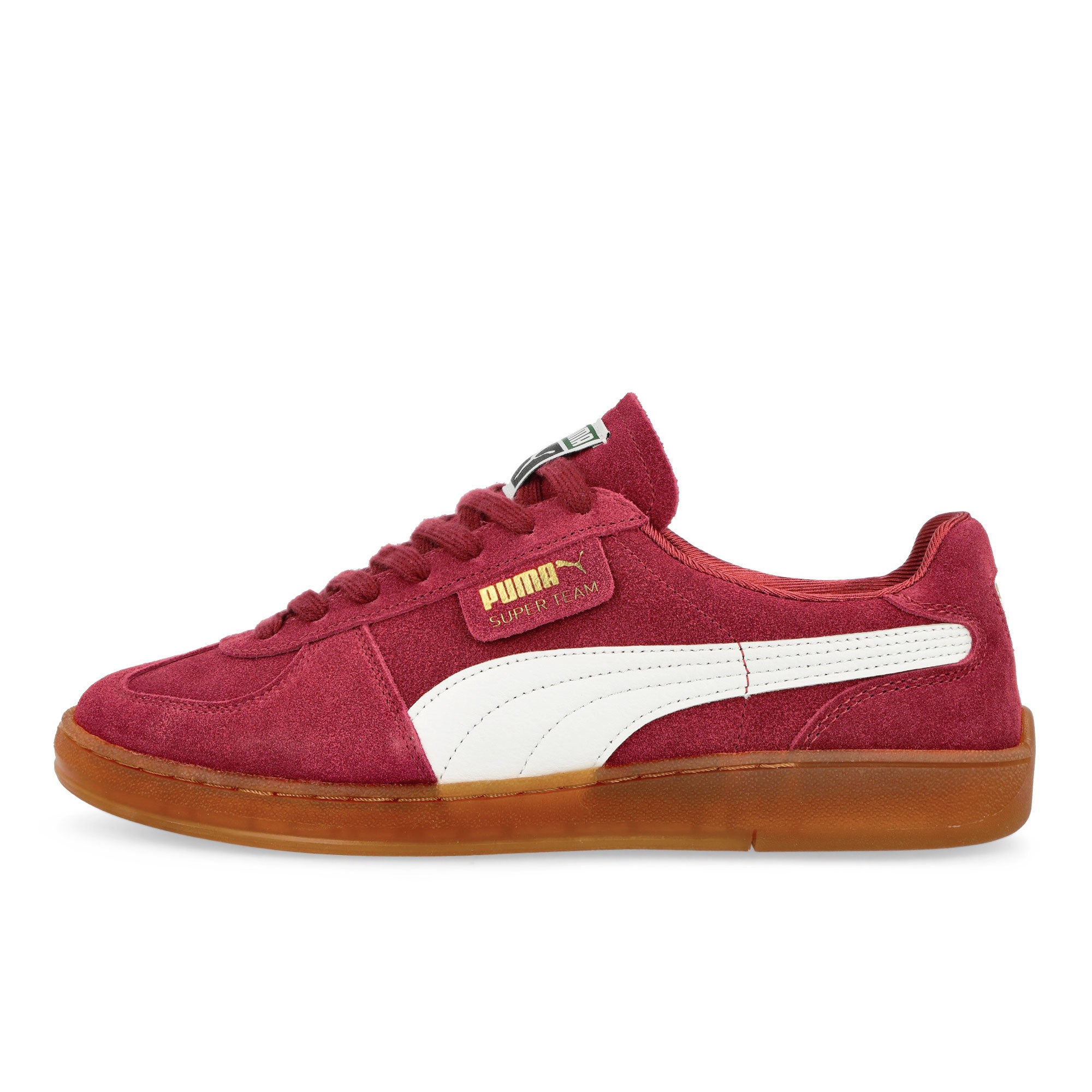 Puma Super Team Suede Team Regal Red - Puma White - Gum Low Top Sneakers 397514 03 | Overkill