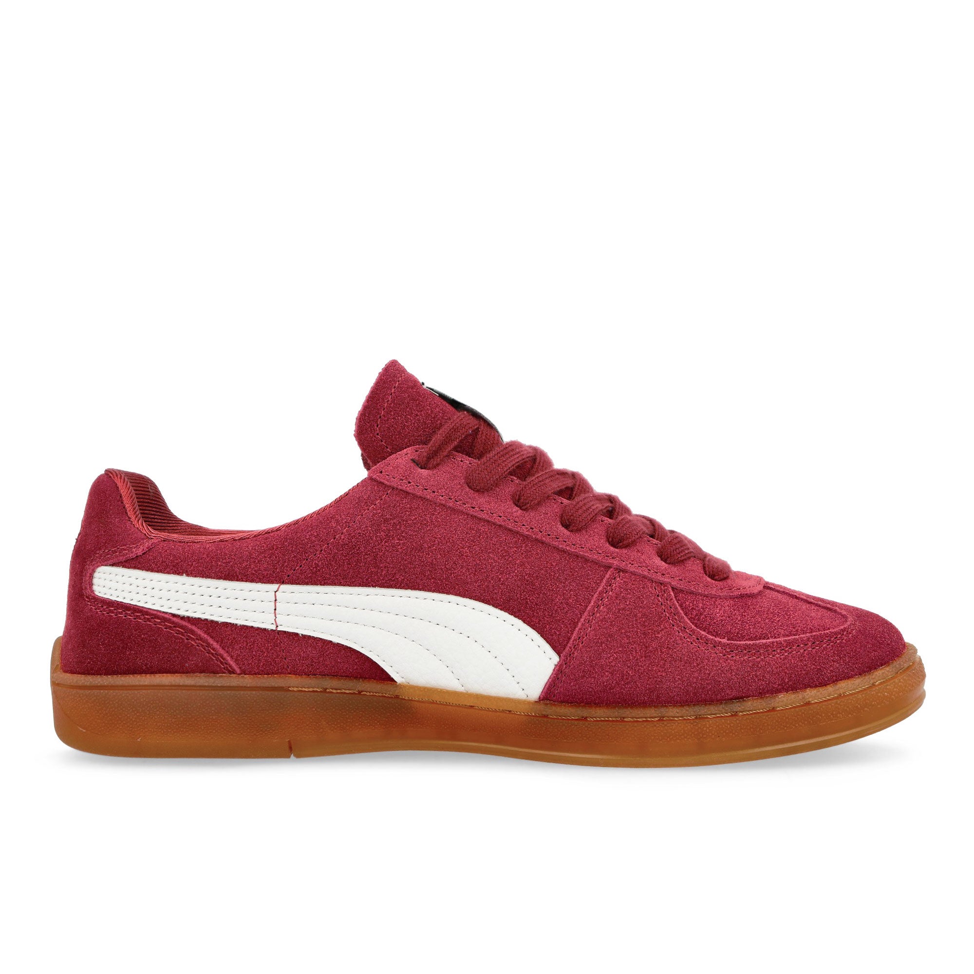 Puma Super Team Suede Team Regal Red - Puma White - Gum Low Top Sneakers Silhouette | Overkill