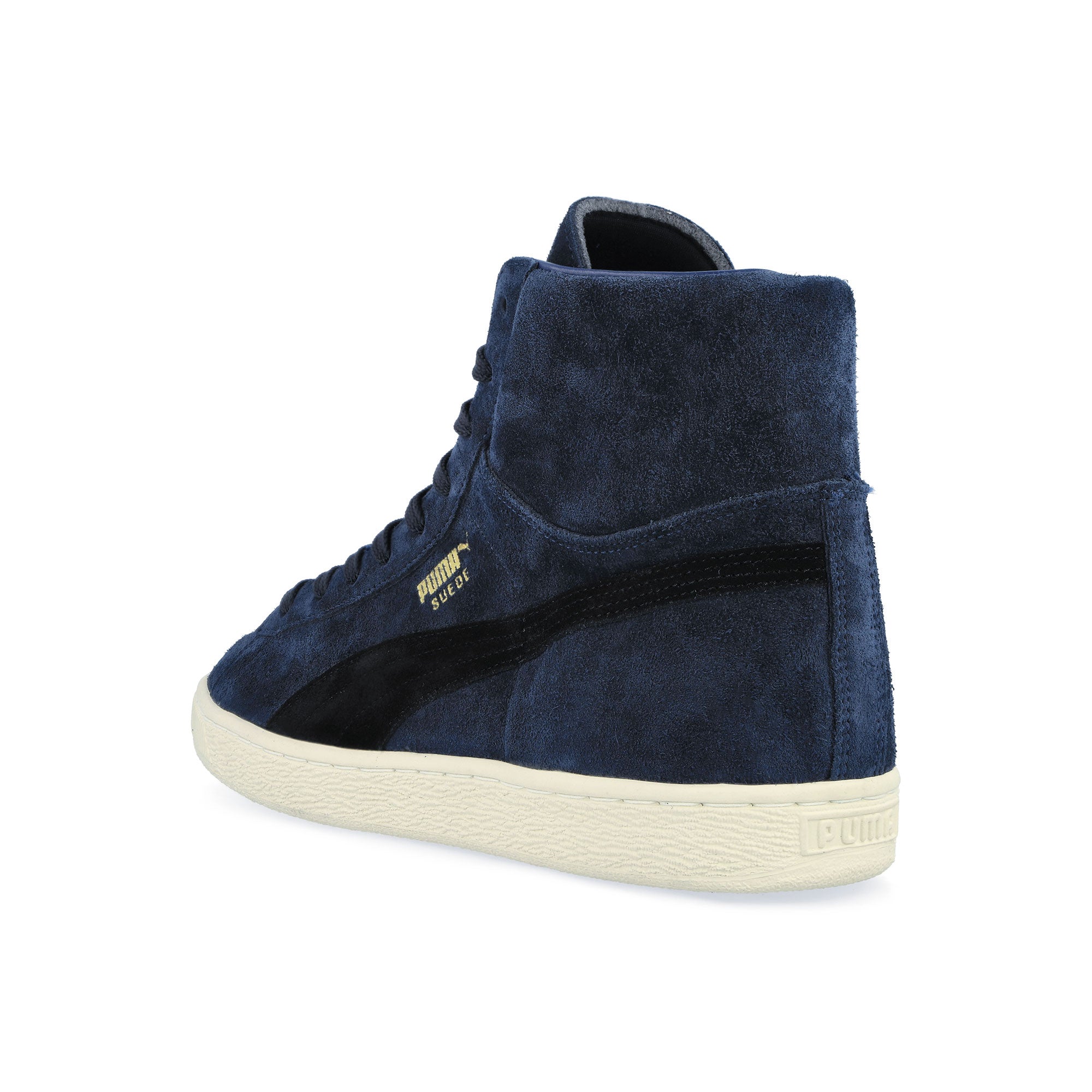 Puma Suede Classic Mid Elektro Blue - Neew Navy Mid Top Sneakers Material | Overkill