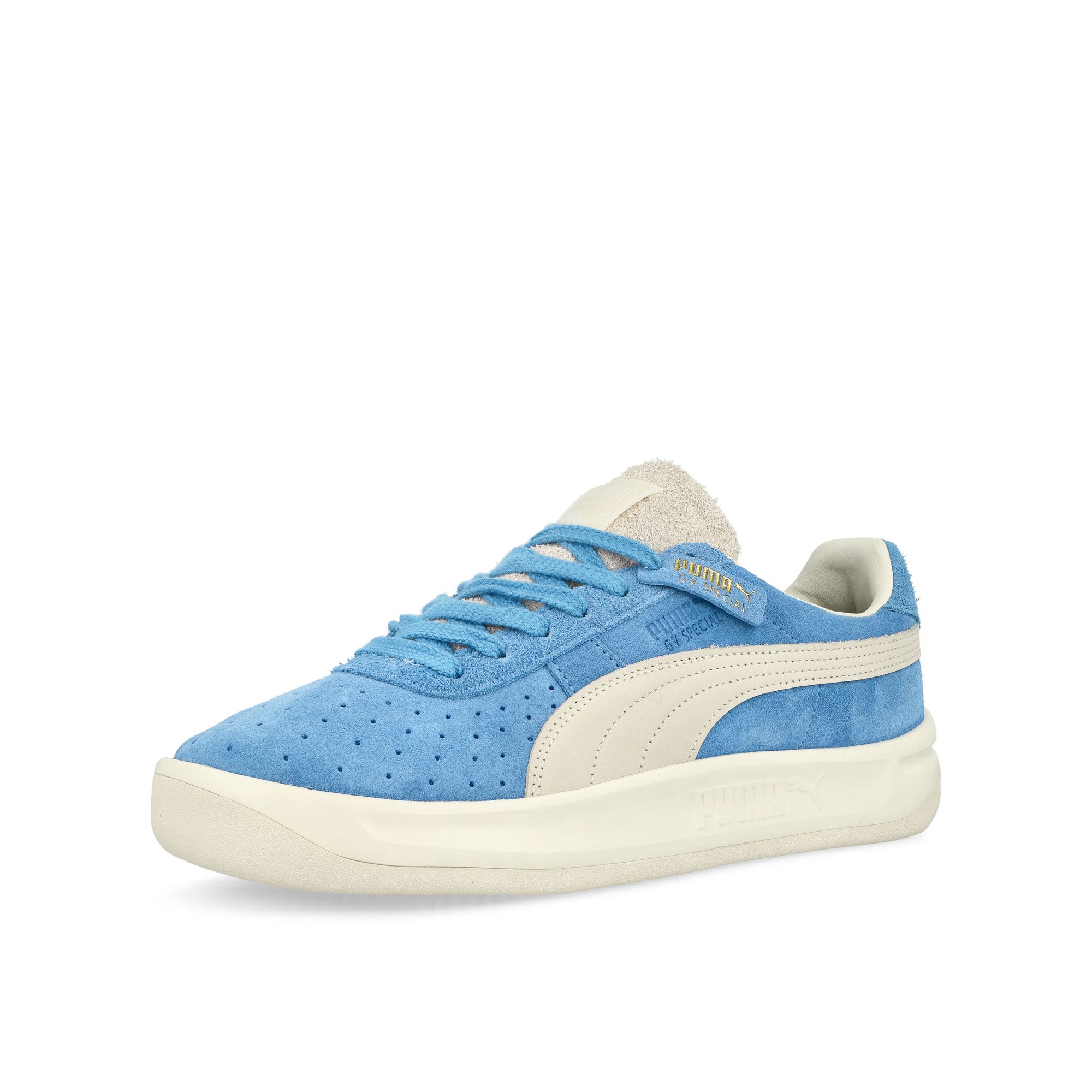 Puma GV Special Suede Blue Skies-Frosted Ivory Low Top Sneakers Close Up | Overkill