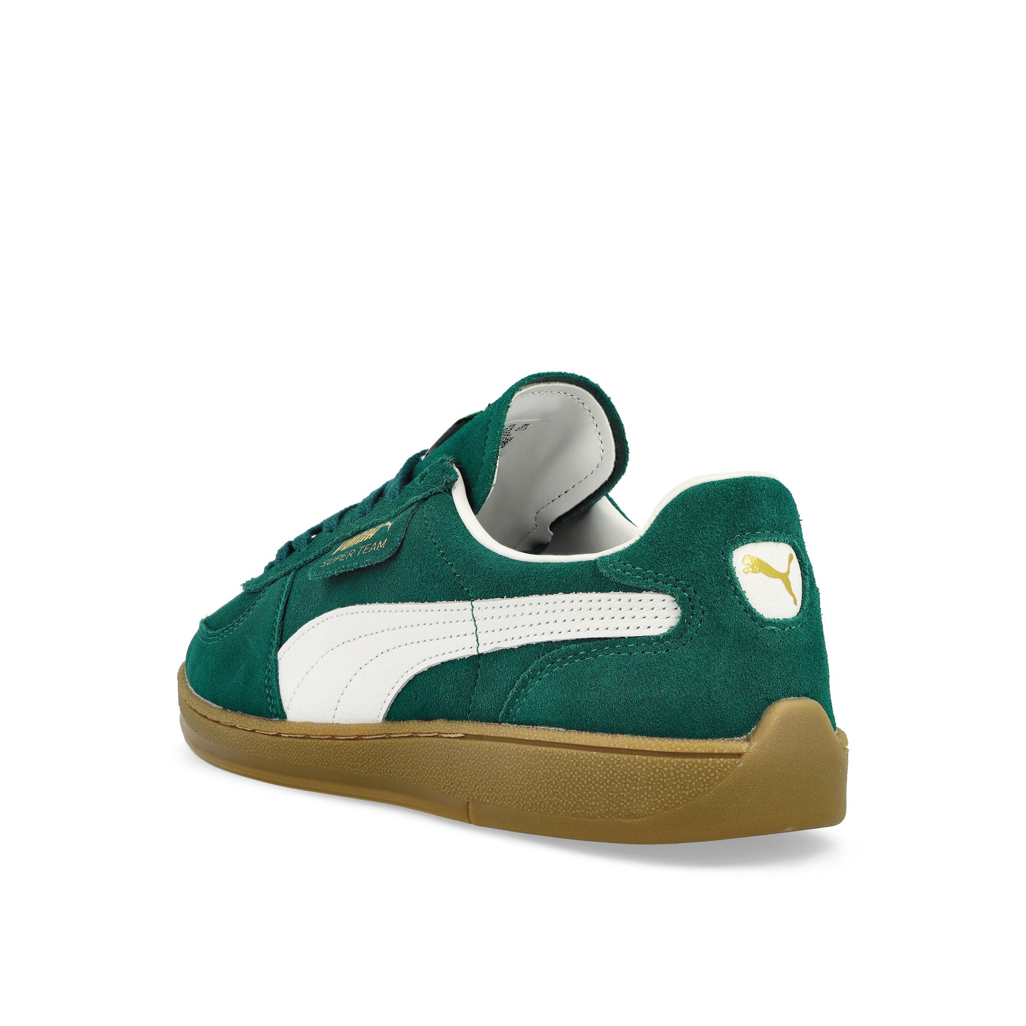 Puma Super Team SD Cold Green-PUMA White Low Top Sneakers Material | Overkill