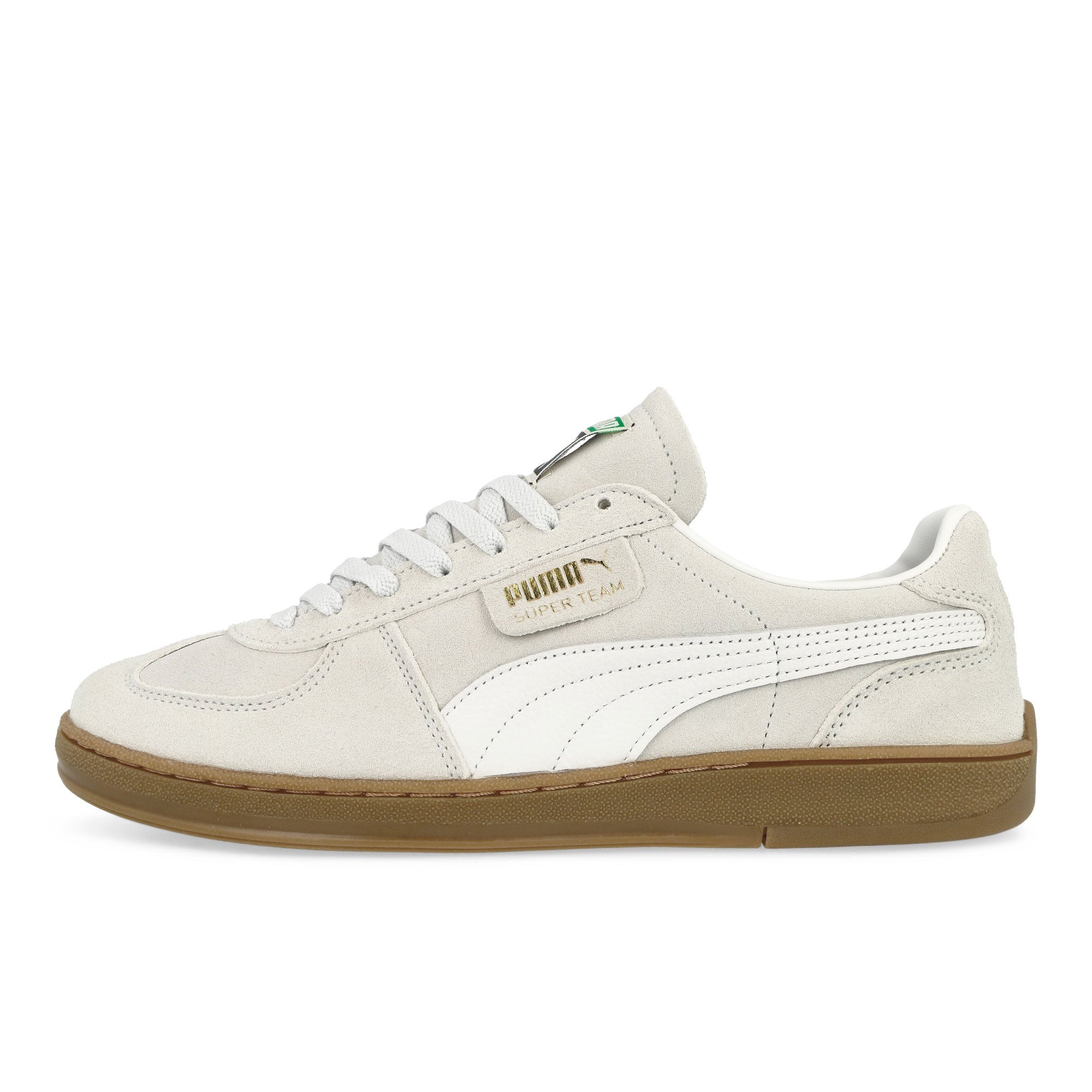 Puma Super Team SD Silver Mist-PUMA White Low Top Sneakers 398528 02 | Overkill