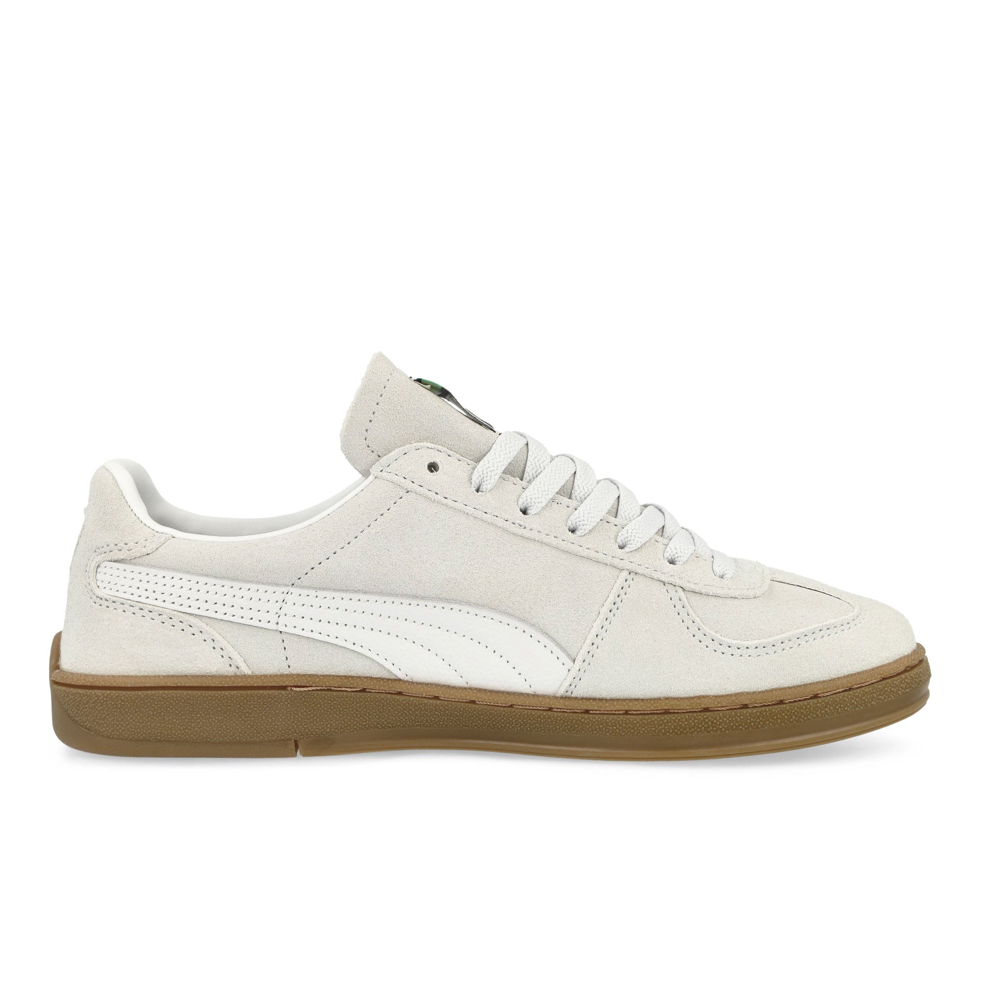 Puma Super Team SD Silver Mist-PUMA White Low Top Sneakers Silhouette | Overkill
