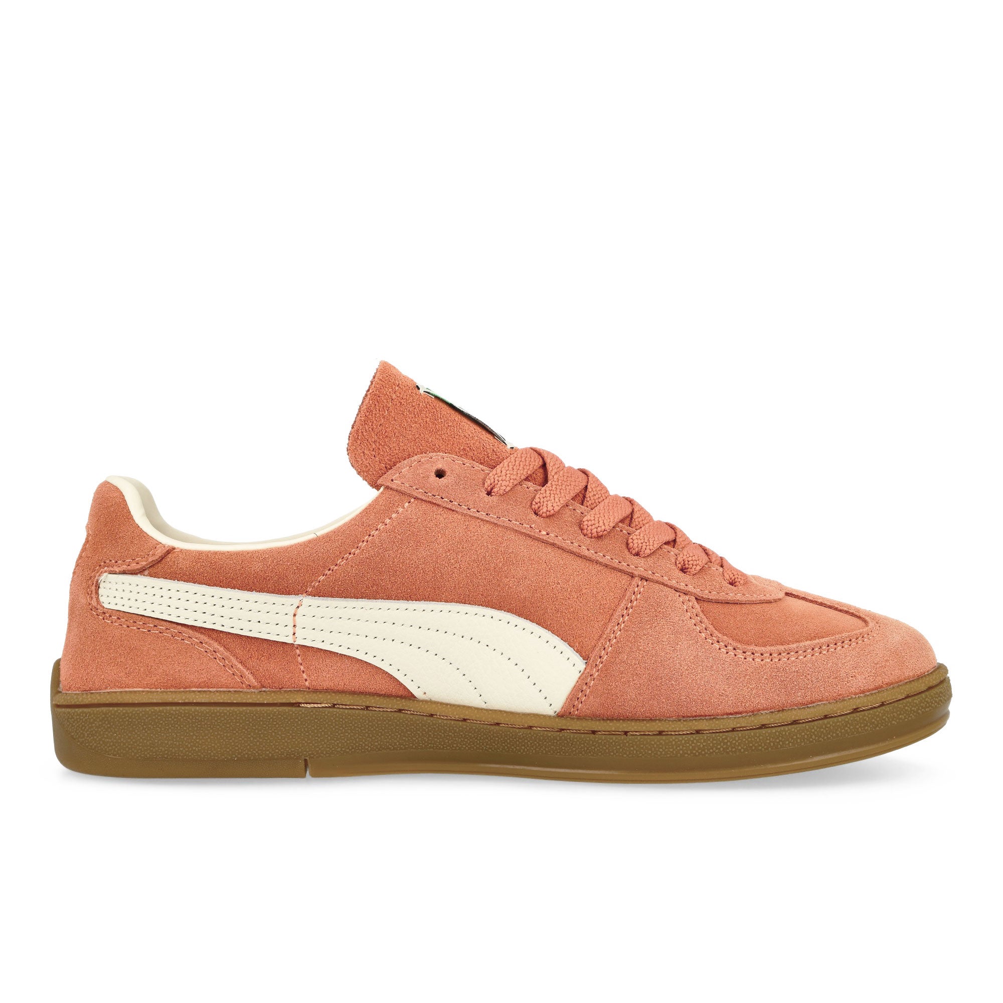 Puma Super Team SD Deeva Peach-PUMA White Low Top Sneakers Silhouette | Overkill
