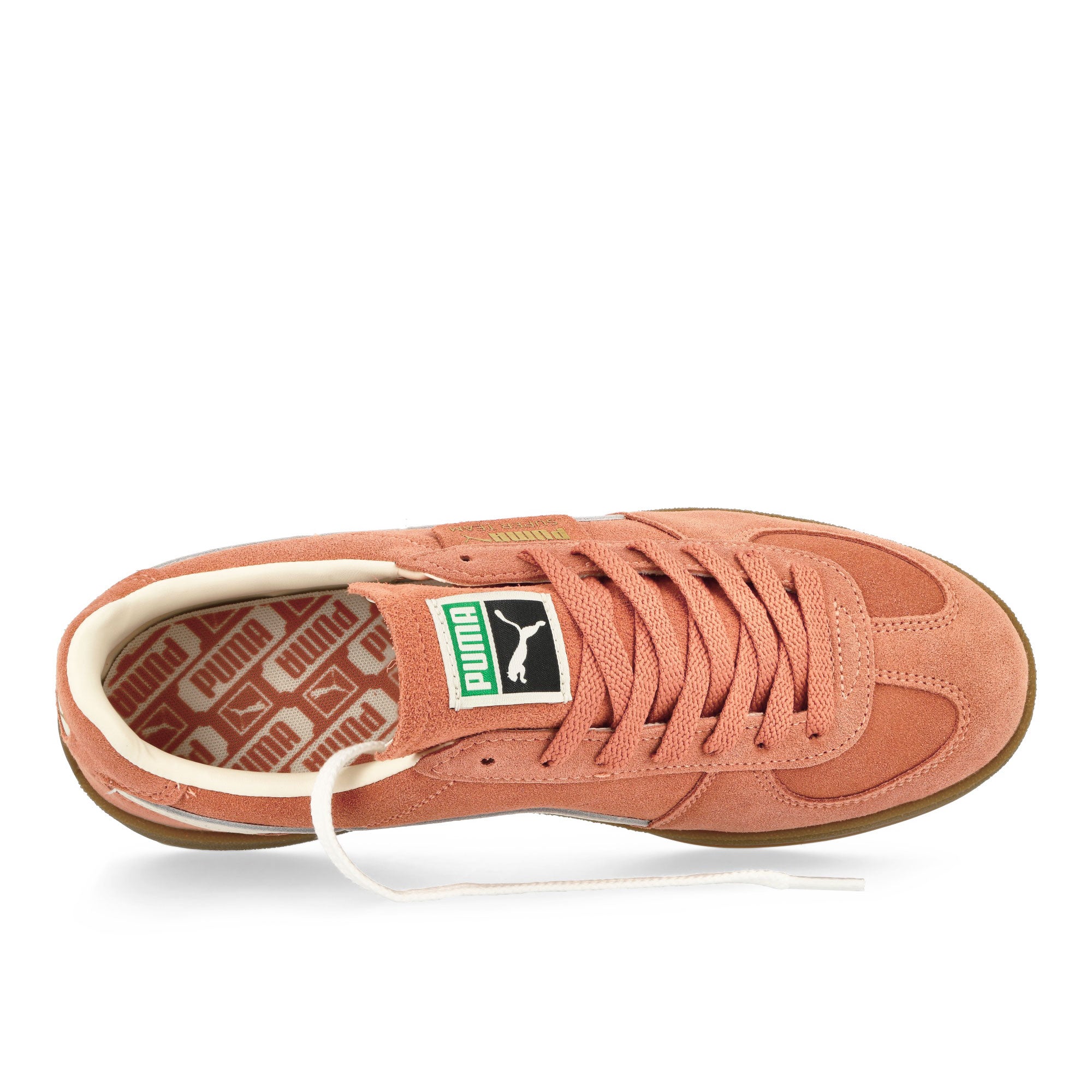 Puma Super Team SD Deeva Peach-PUMA White Low Top Sneakers Detailfoto | Overkill