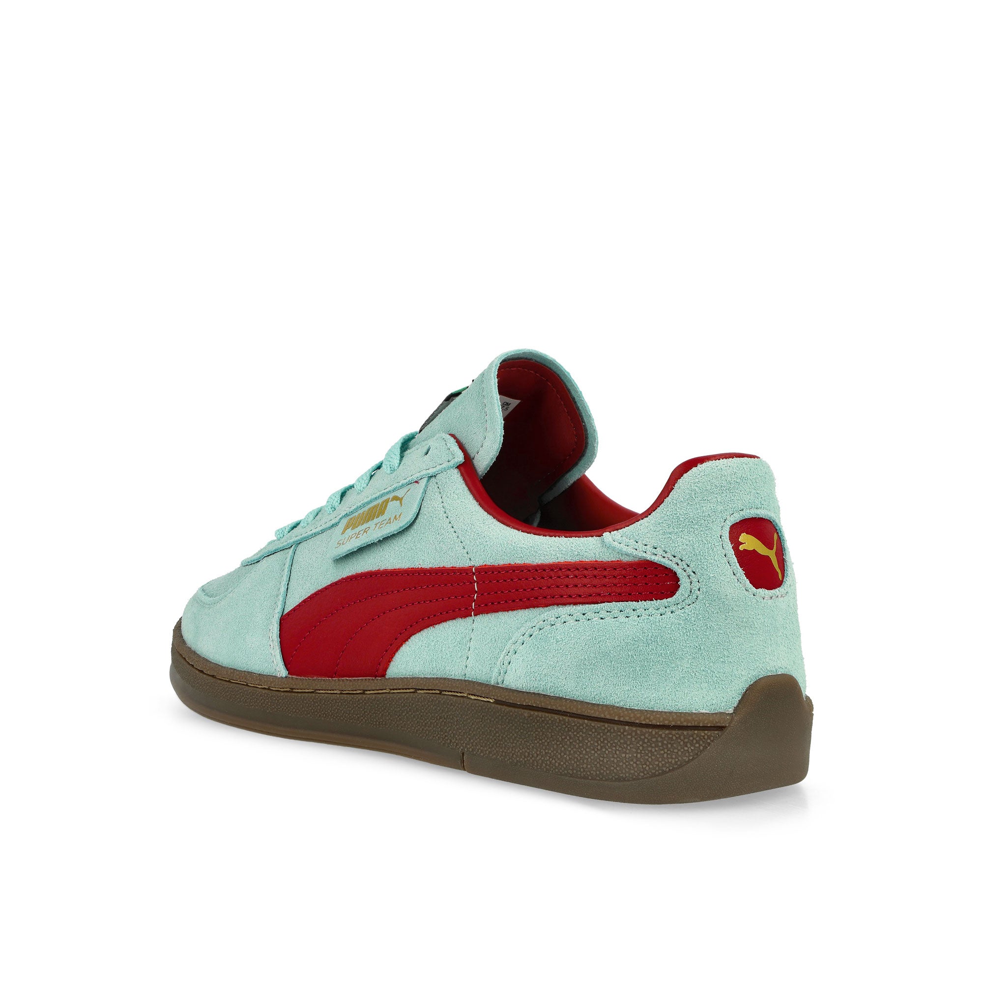 Puma Super Team SD Safe Lake / Dark Crimson Low Top Sneakers Material | Overkill