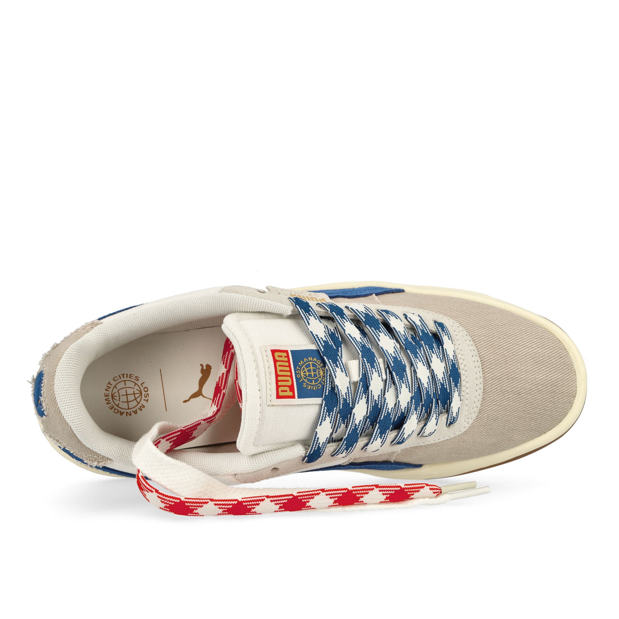 Puma GV Special Grunge Warm White - Clyde Royal Low Top Sneakers Detailfoto | Overkill