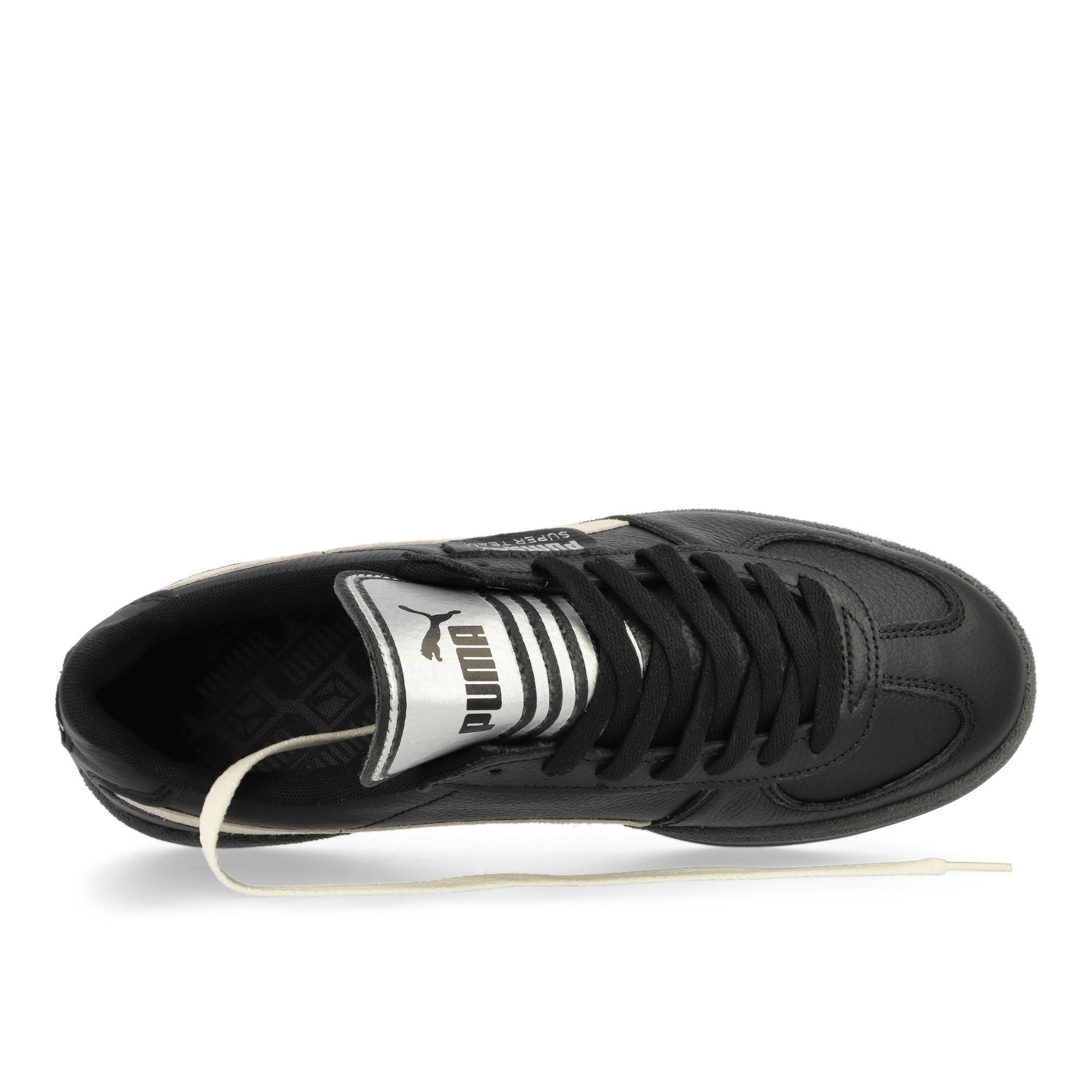 Puma Super Team 90s Puma Black - Warm White Low Top Sneakers Detailfoto | Overkill
