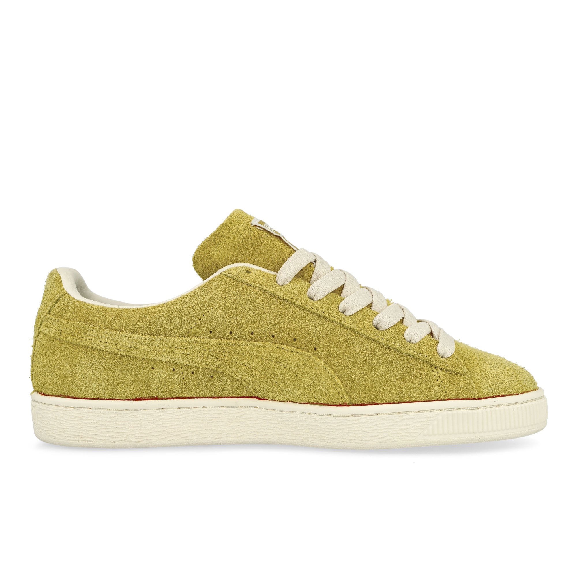 Puma Suede Frosted Ivory-Golden Fog Low Top Sneakers Silhouette | Overkill