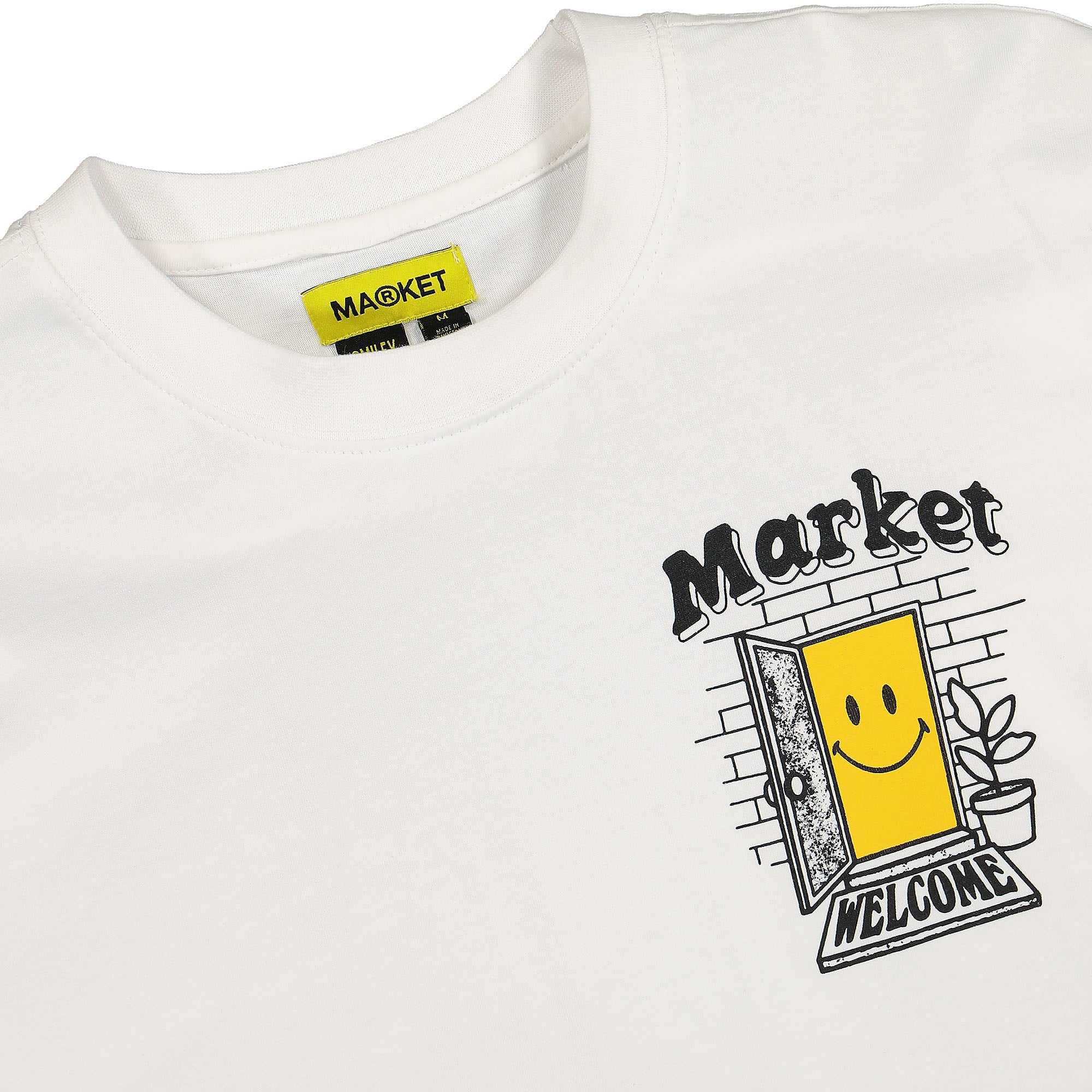 Market Smiley Homegoods T-Shirt White T-Shirts Material | Overkill